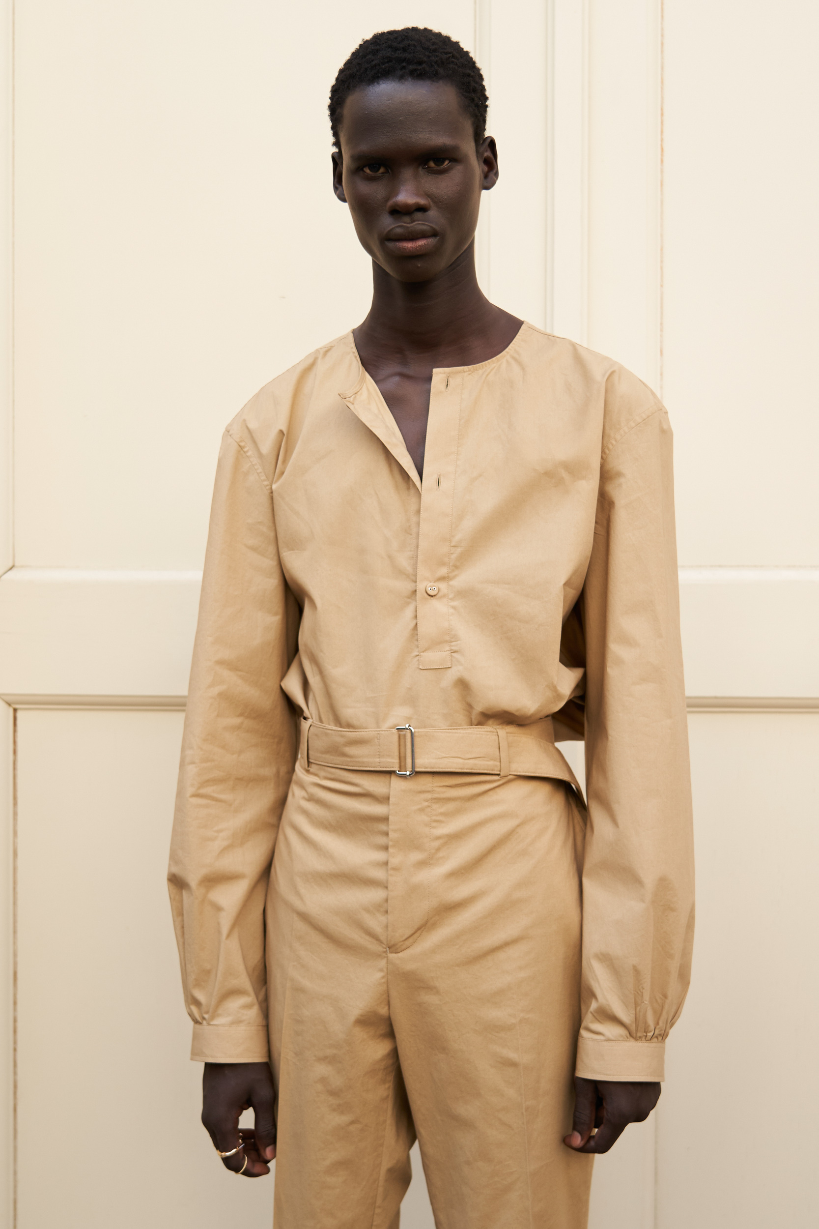 Officine Generale Spring 2024 Men’s Fashion Show Backstage