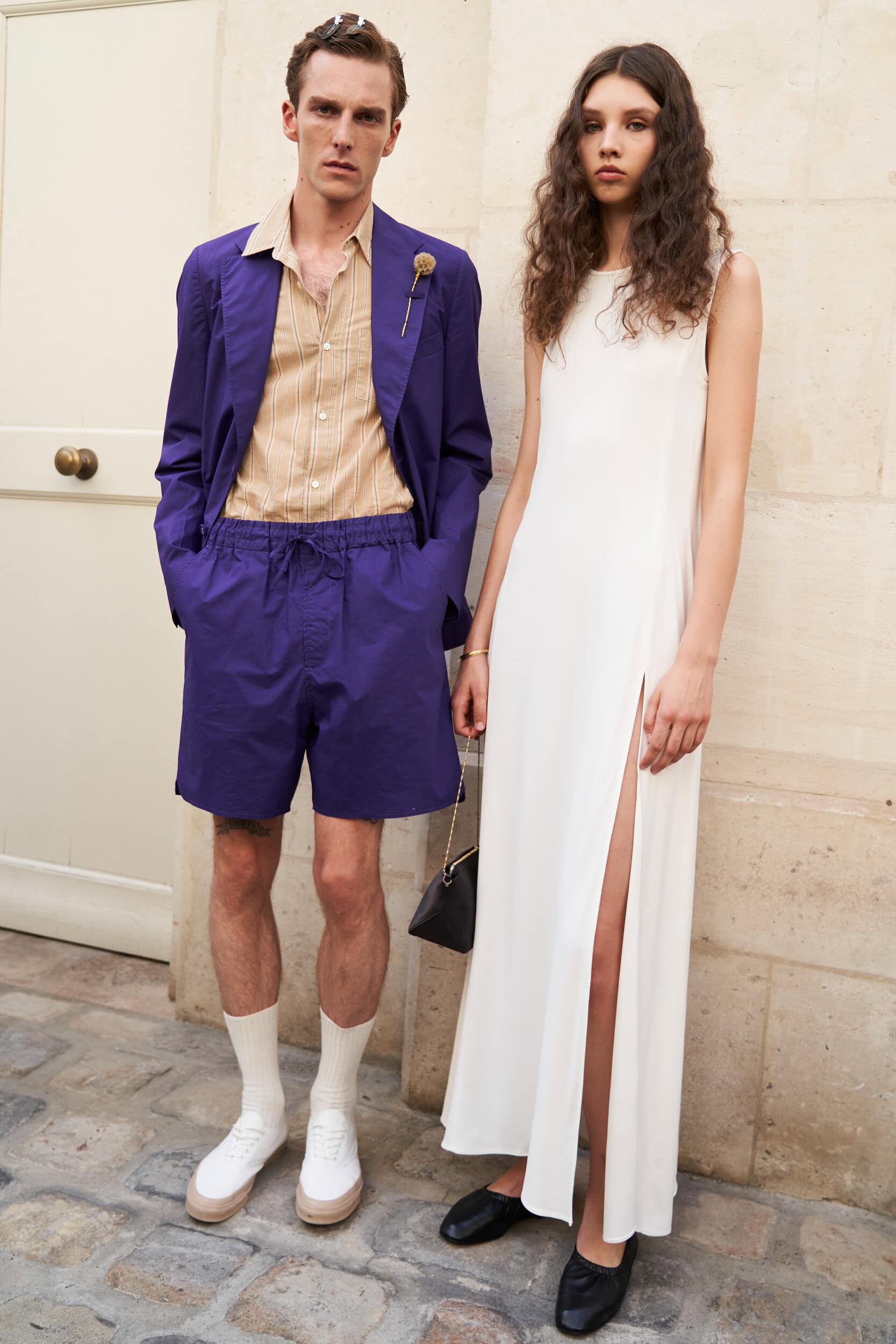 Officine Generale Spring 2024 Men’s Fashion Show Backstage