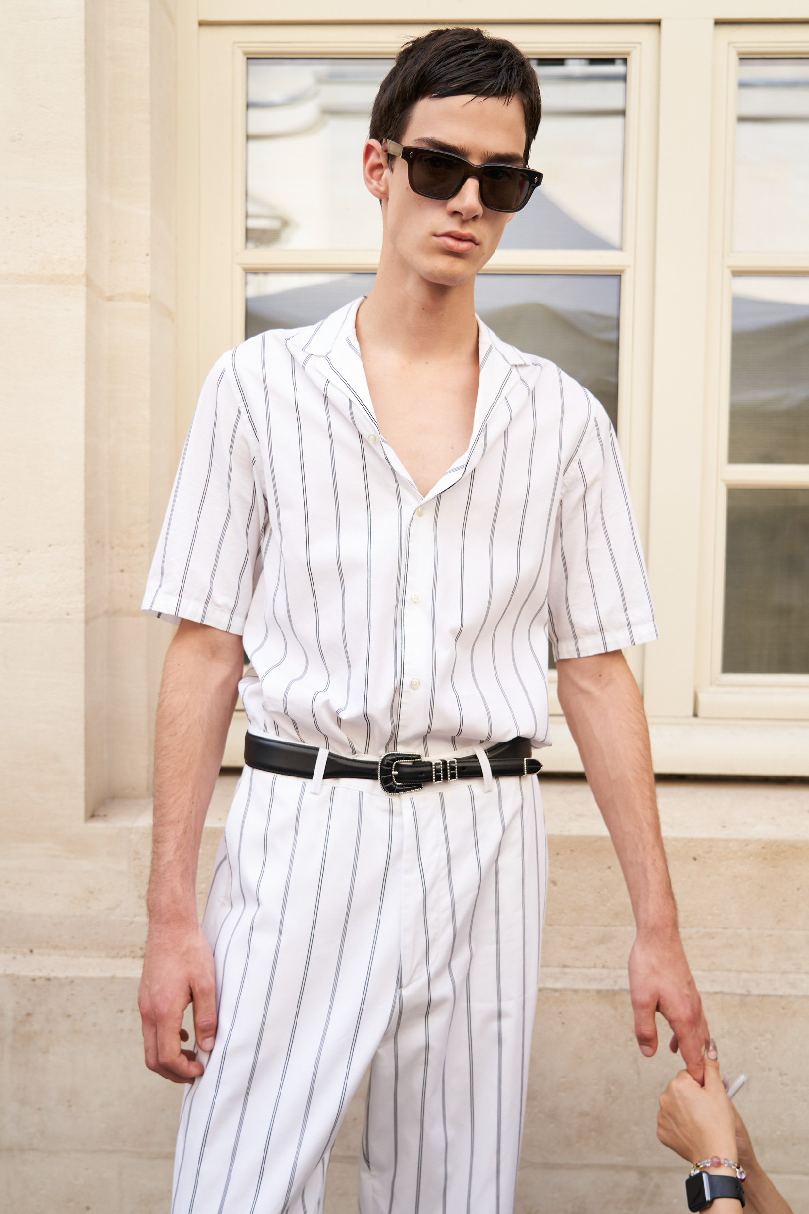 Officine Generale Spring 2024 Men’s Fashion Show Backstage