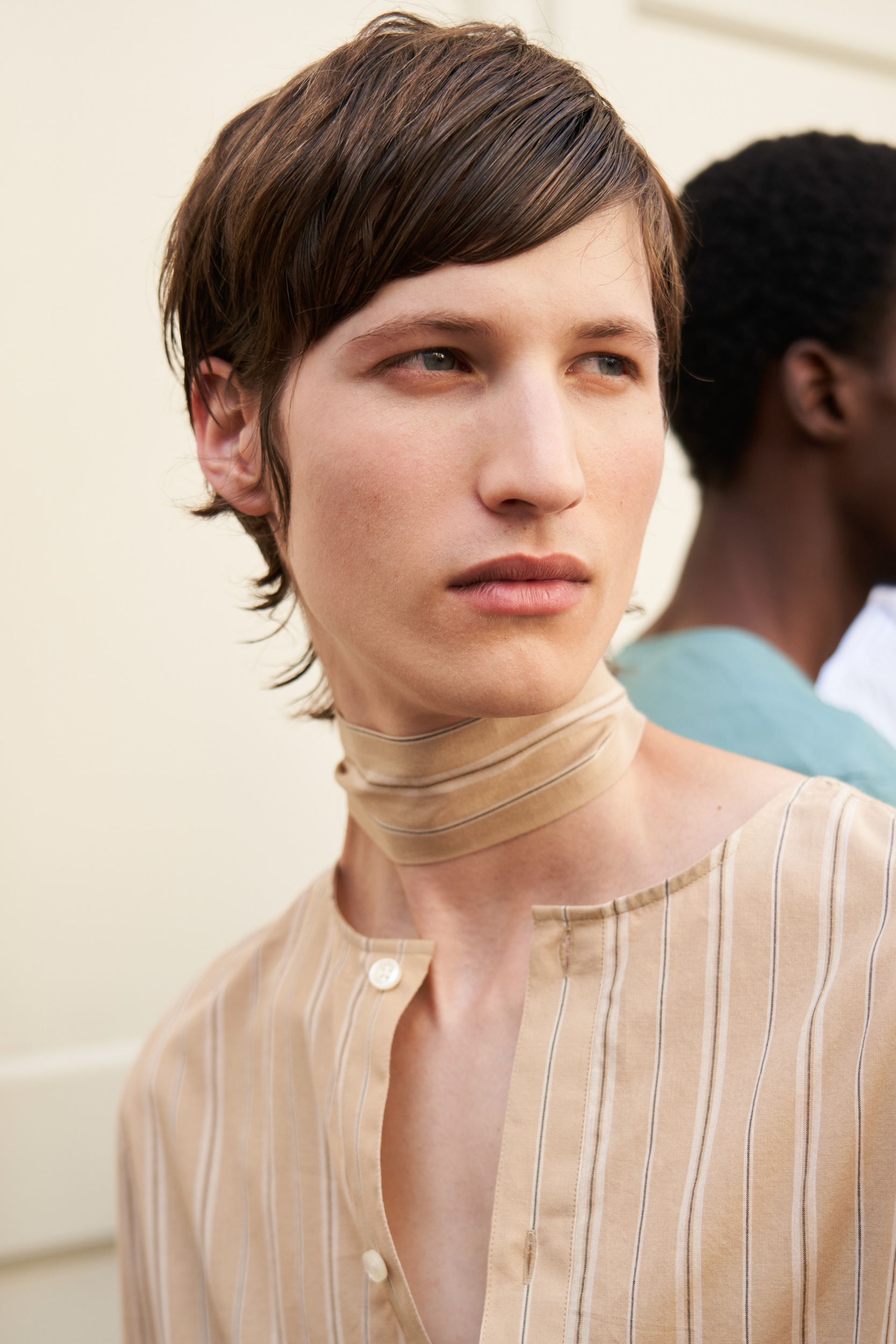 Officine Generale Spring 2024 Men’s Fashion Show Backstage