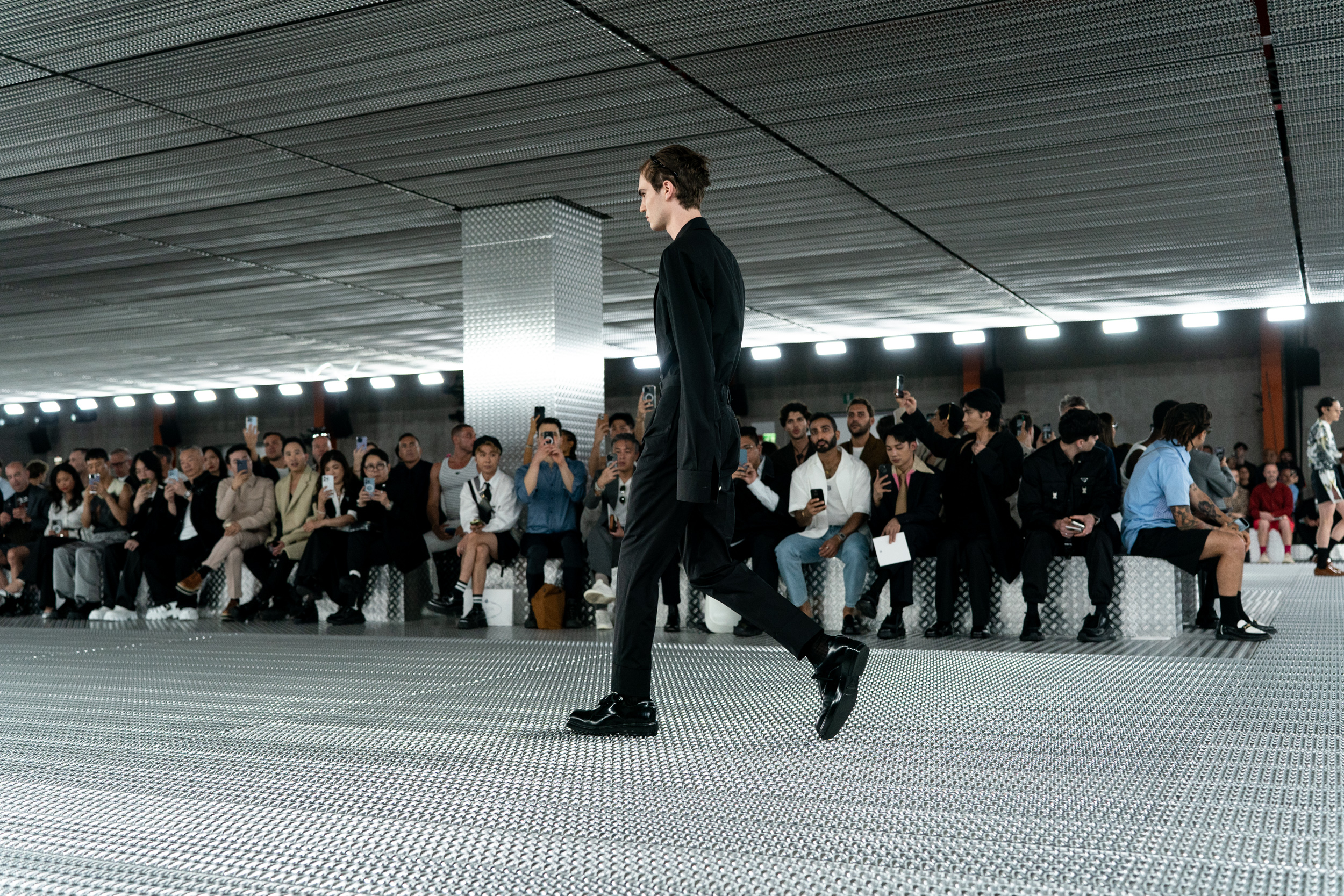 Prada Spring 2024 Men’s Fashion Show Atmosphere