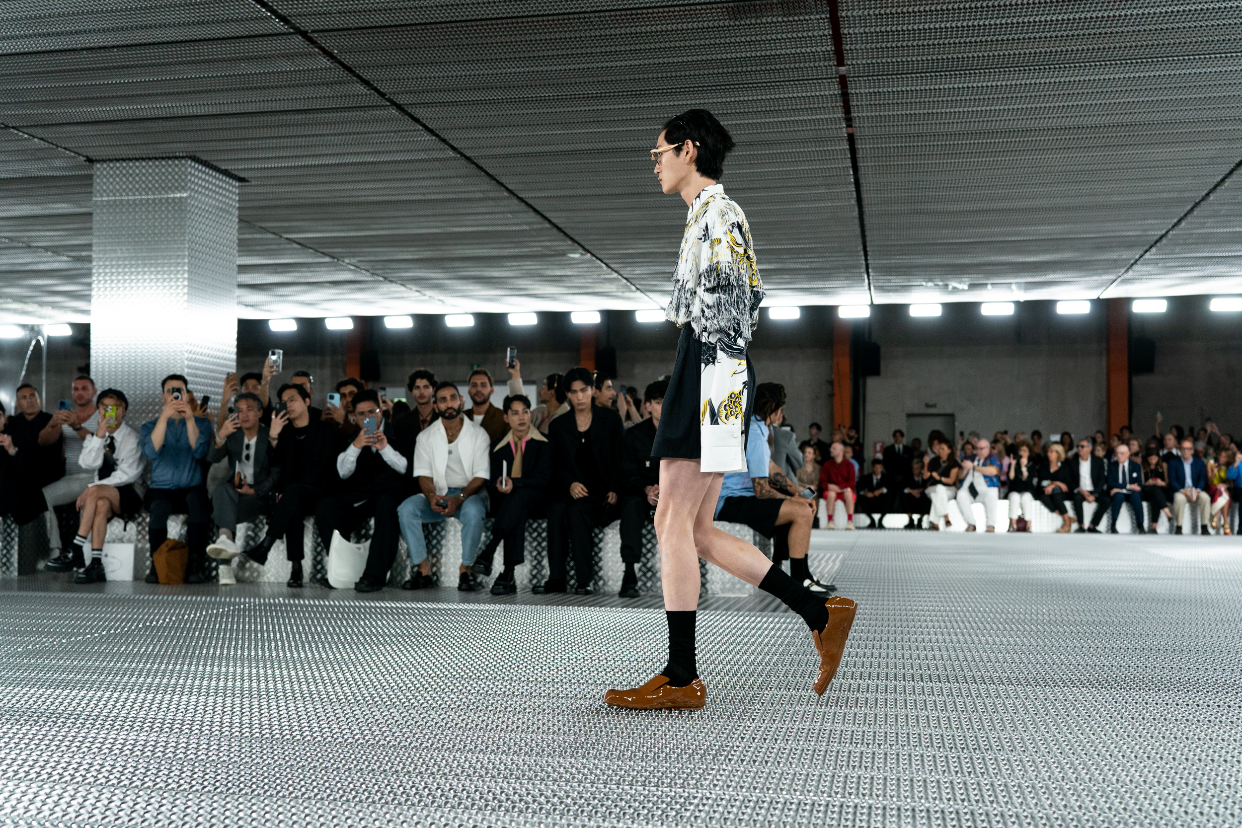 Prada Spring 2024 Men’s Fashion Show Atmosphere