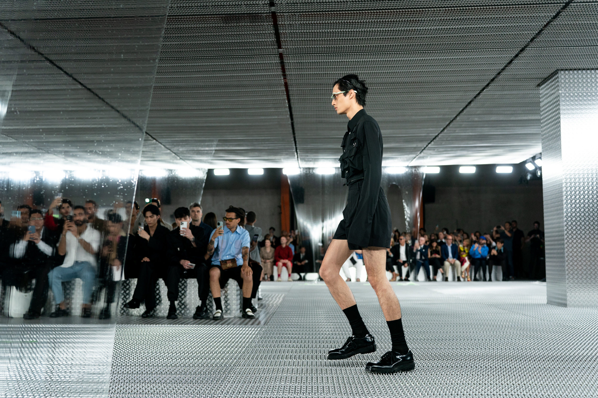 Prada Spring 2024 Men’s Fashion Show Atmosphere