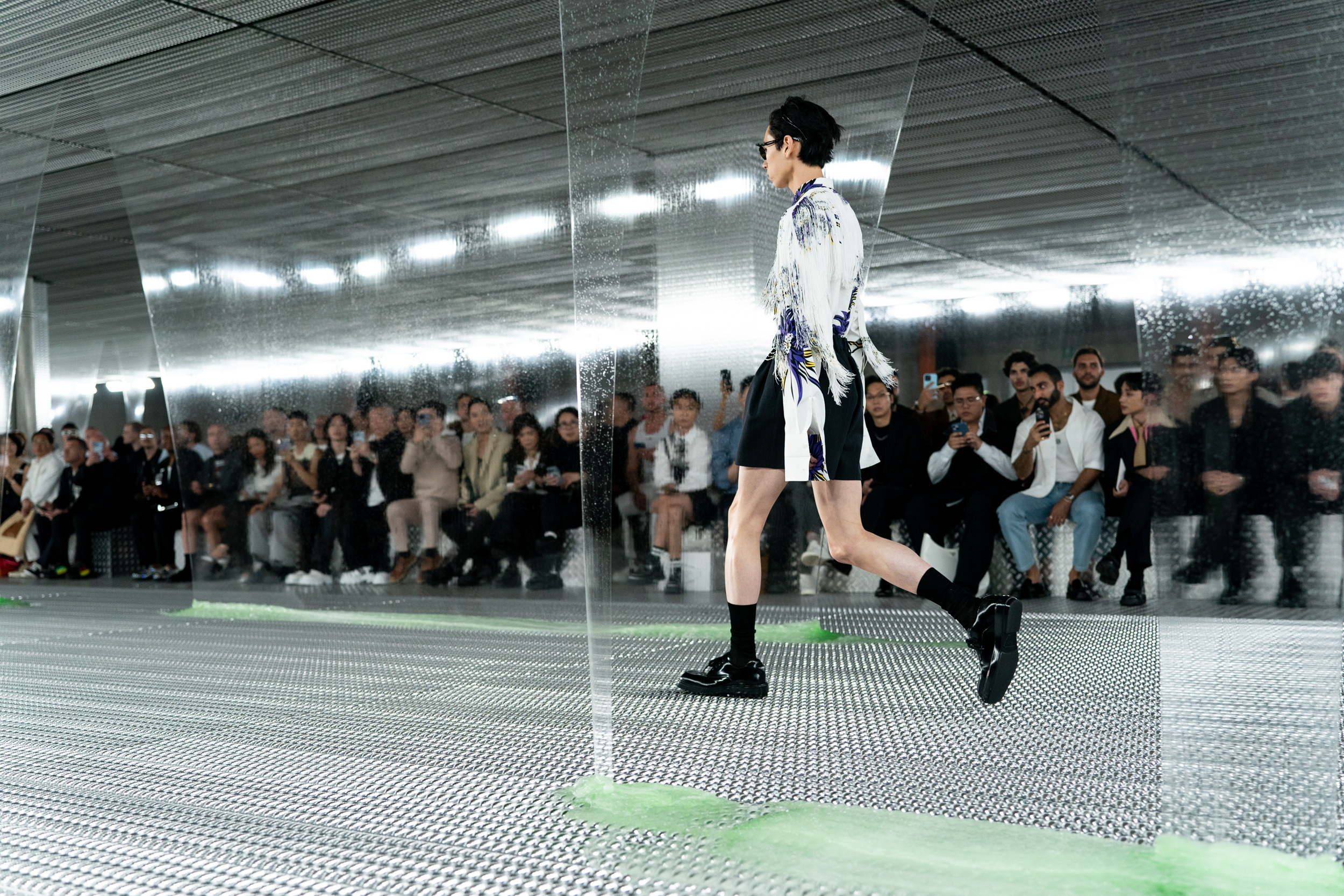 Prada Spring 2024 Men’s Fashion Show Atmosphere