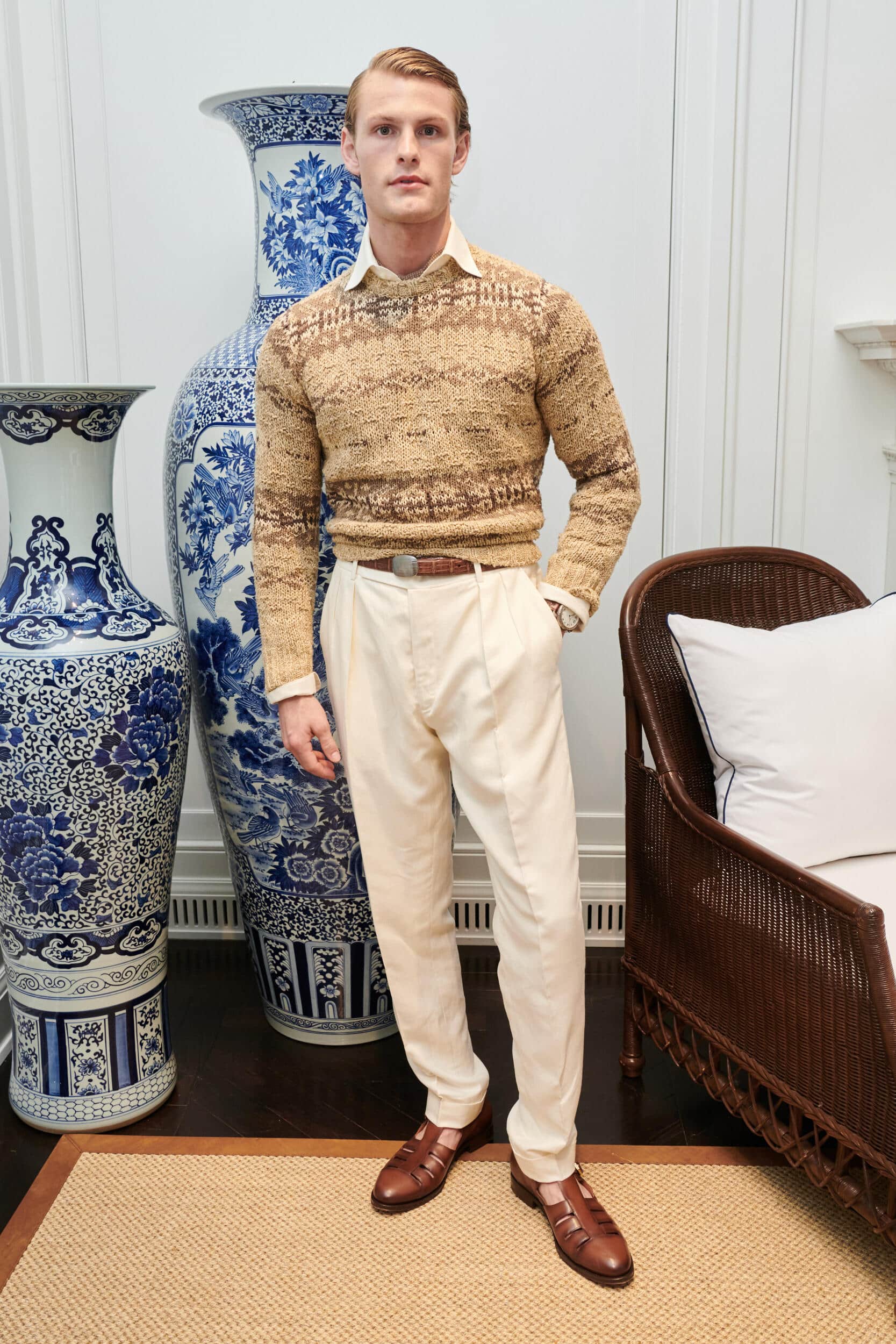 Ralph Lauren Purple Label Spring 2024 Men's Fashion Show | The