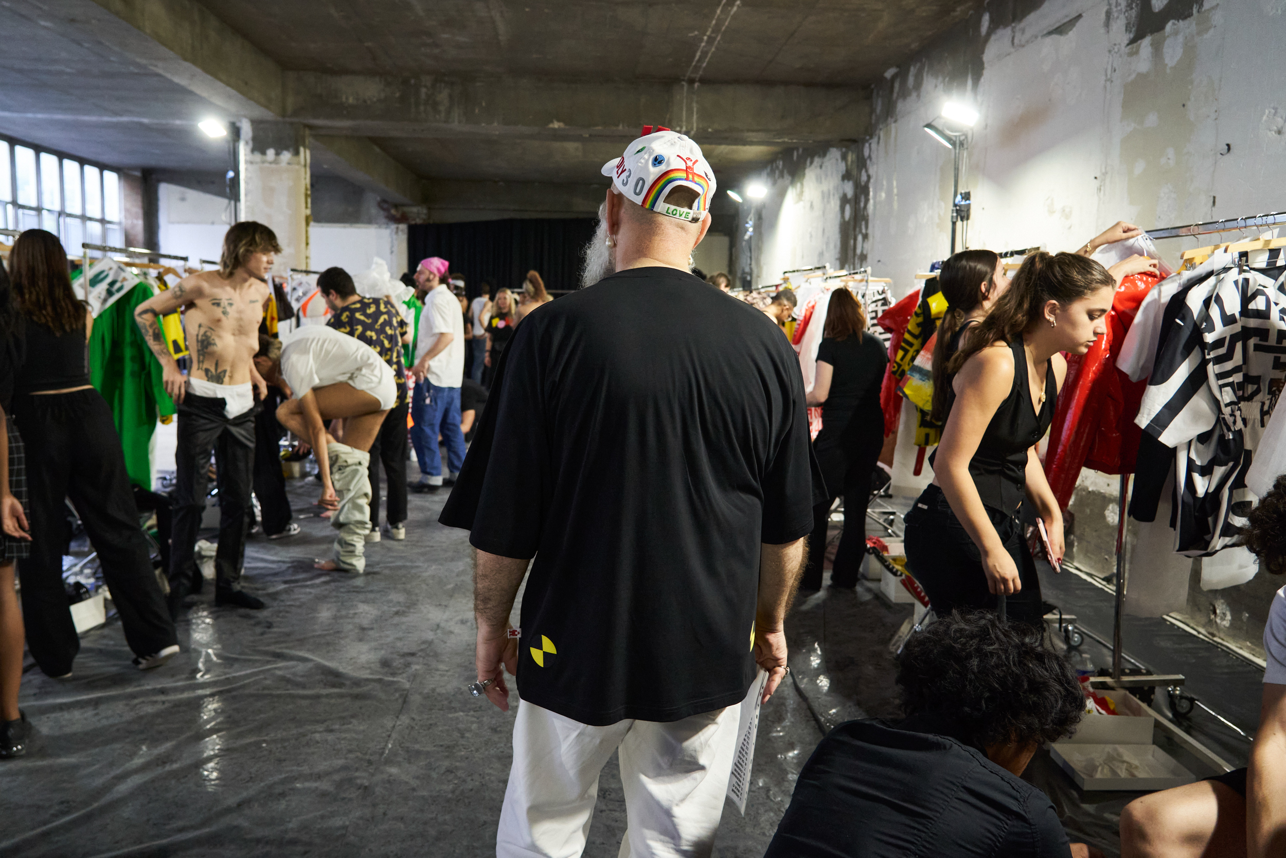 Walter Van Beirendonck Spring 2024 Men’s Fashion Show Backstage