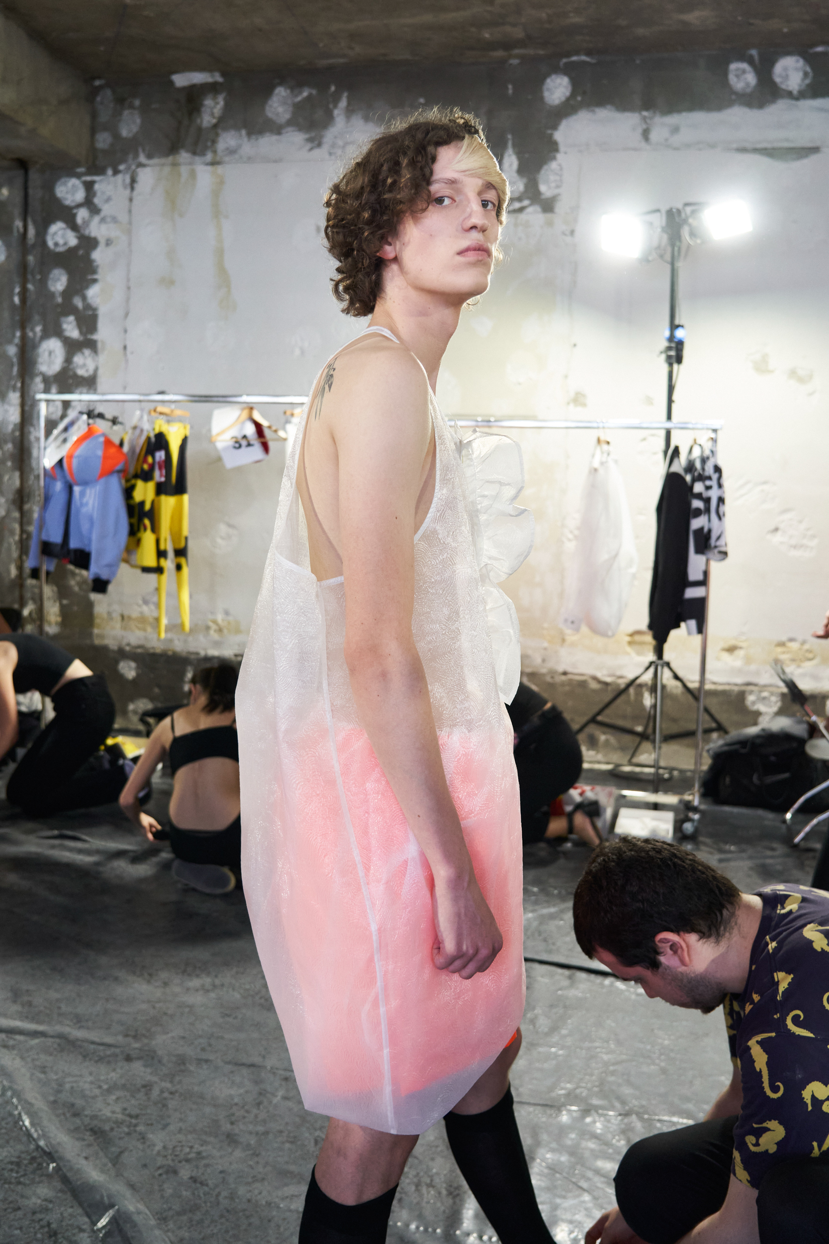 Walter Van Beirendonck Spring 2024 Men’s Fashion Show Backstage