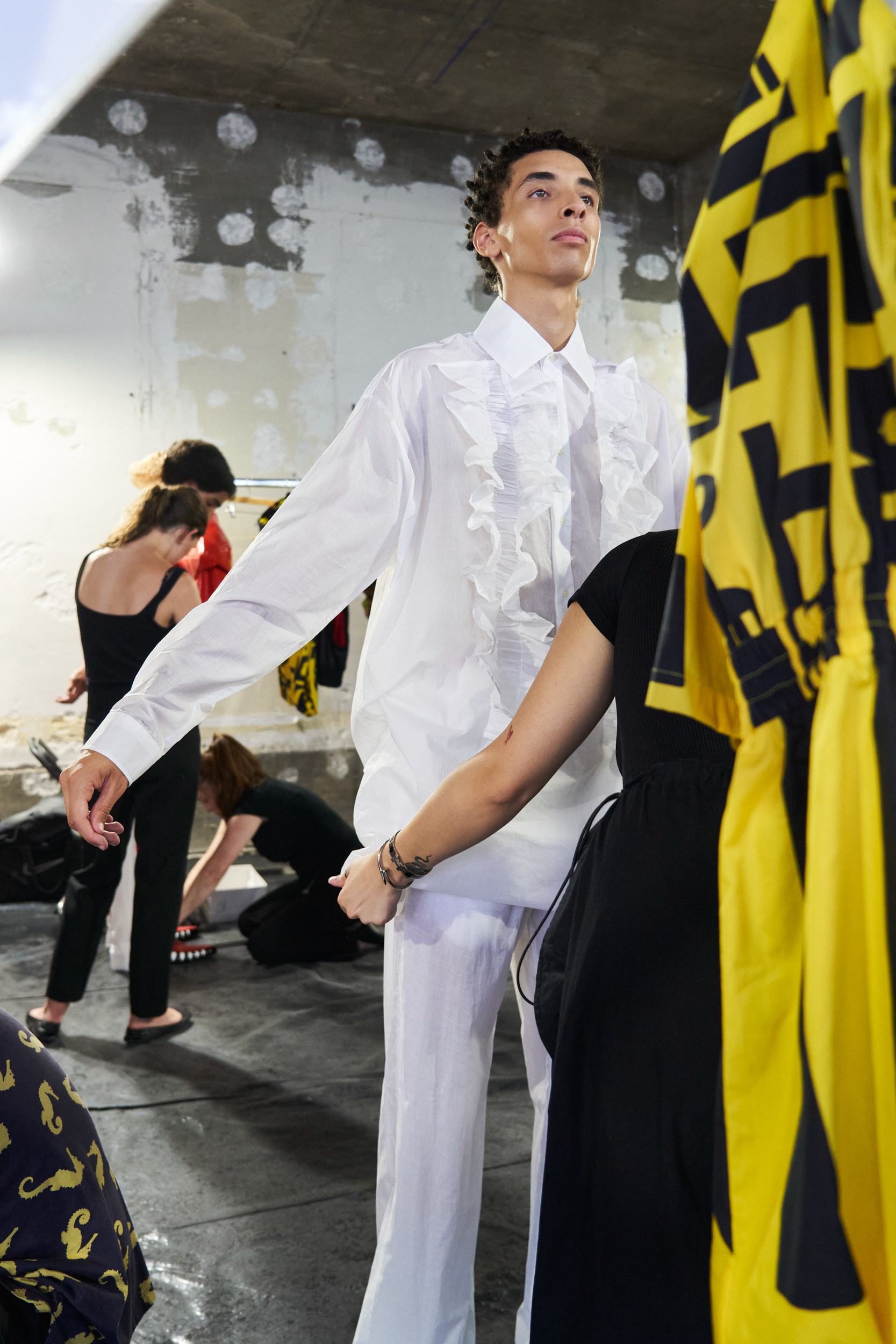 Walter Van Beirendonck Spring 2024 Men’s Fashion Show Backstage