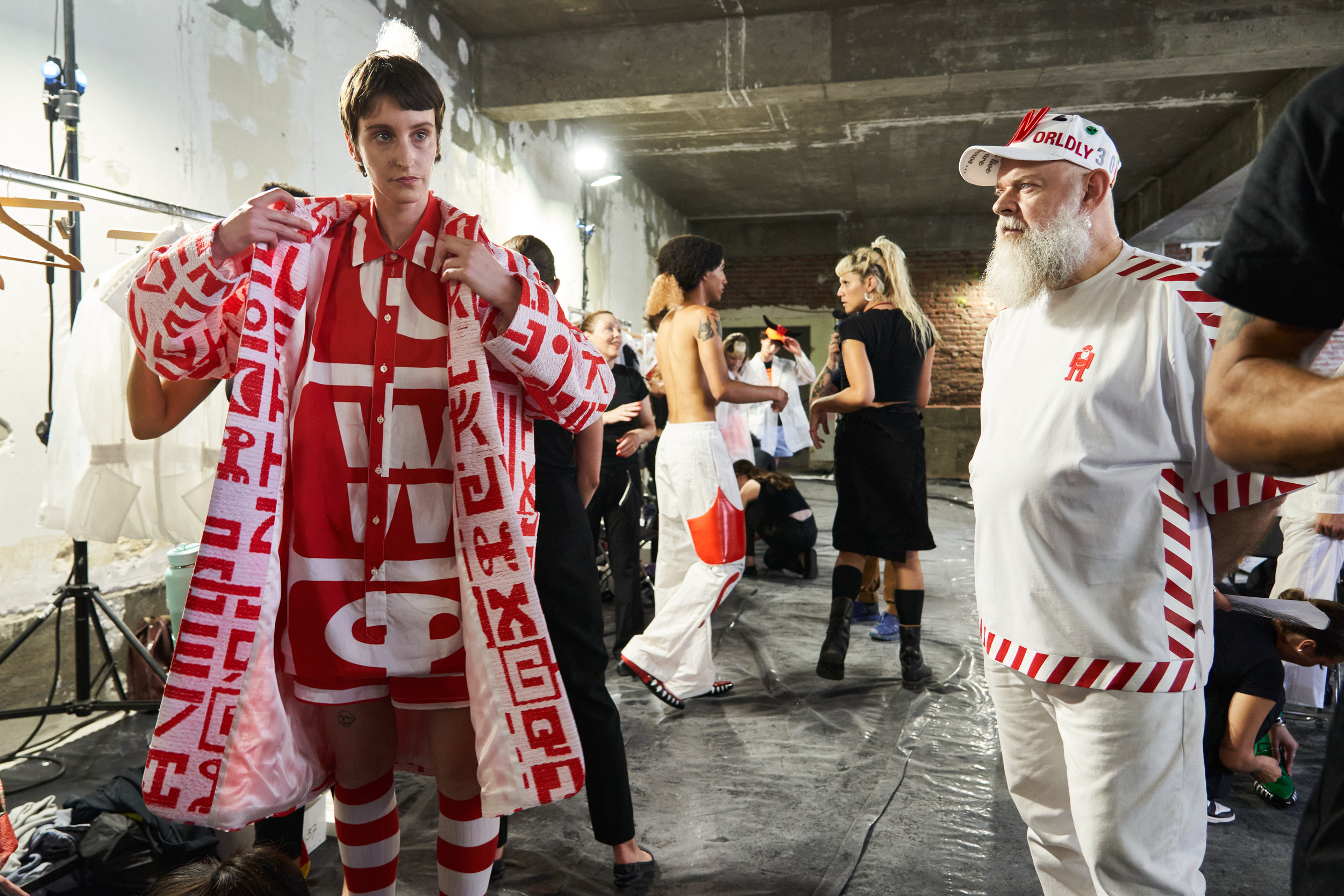 Walter Van Beirendonck Spring 2024 Men’s Fashion Show Backstage