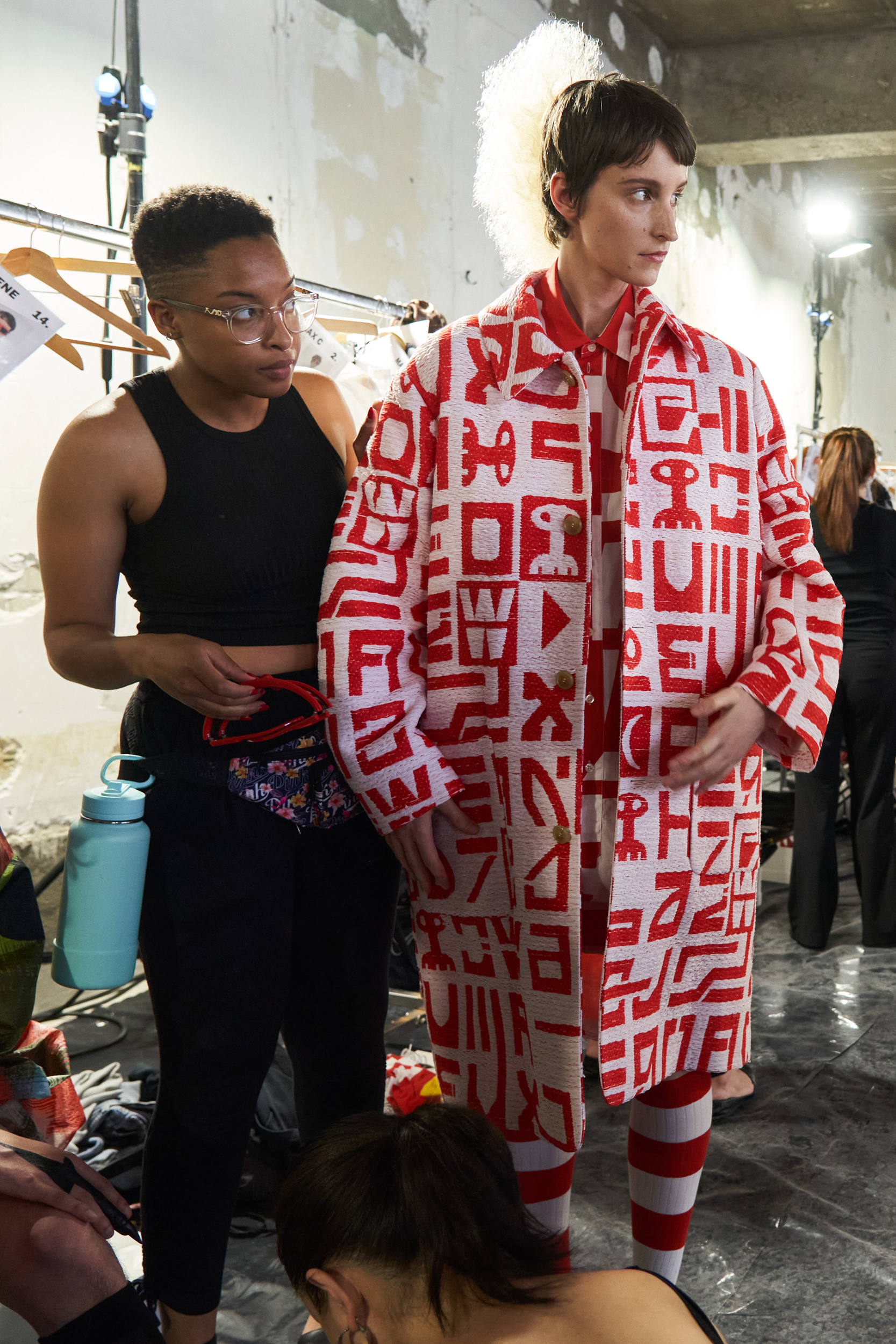 Walter Van Beirendonck Spring 2024 Men’s Fashion Show Backstage