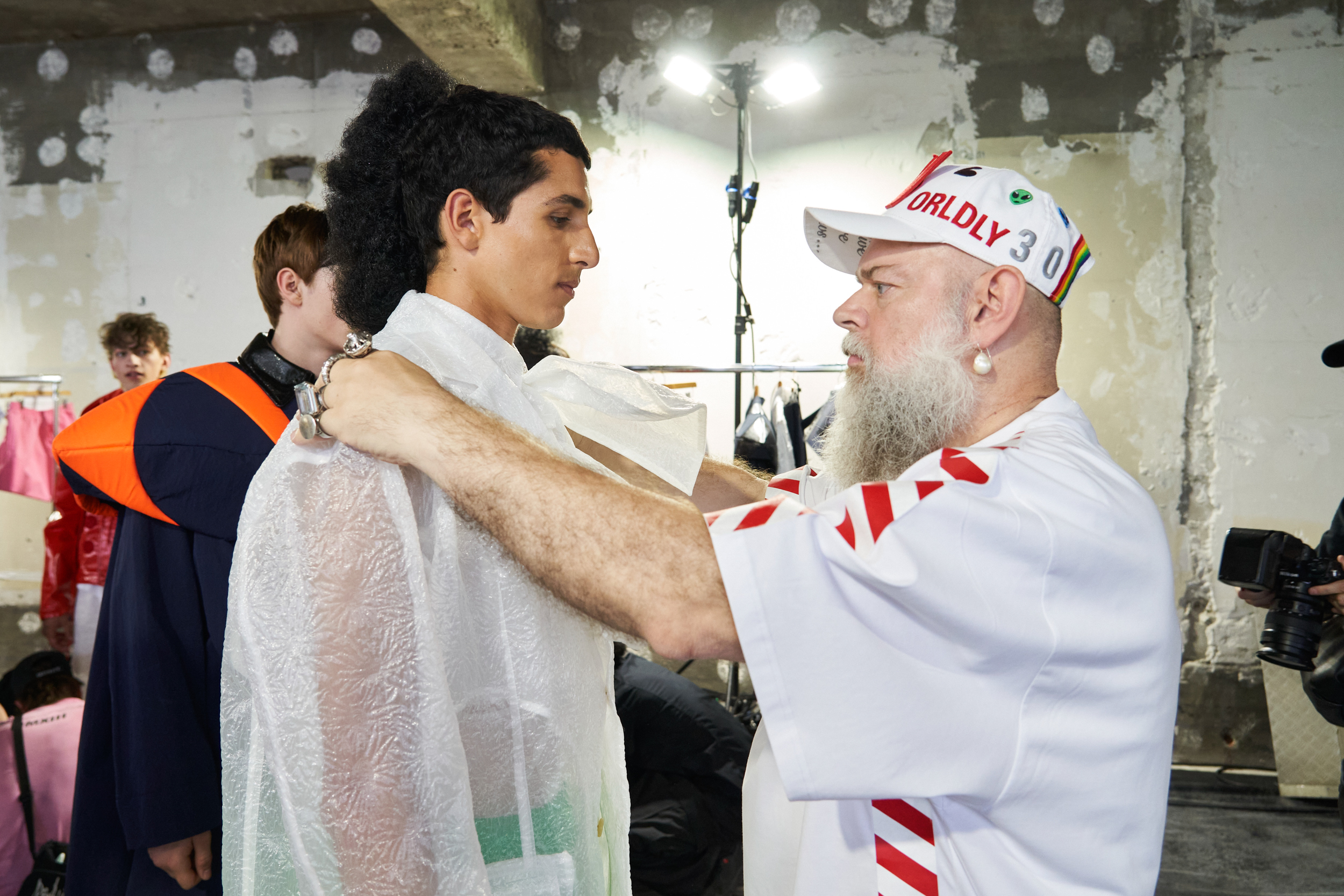 Walter Van Beirendonck Spring 2024 Men’s Fashion Show Backstage