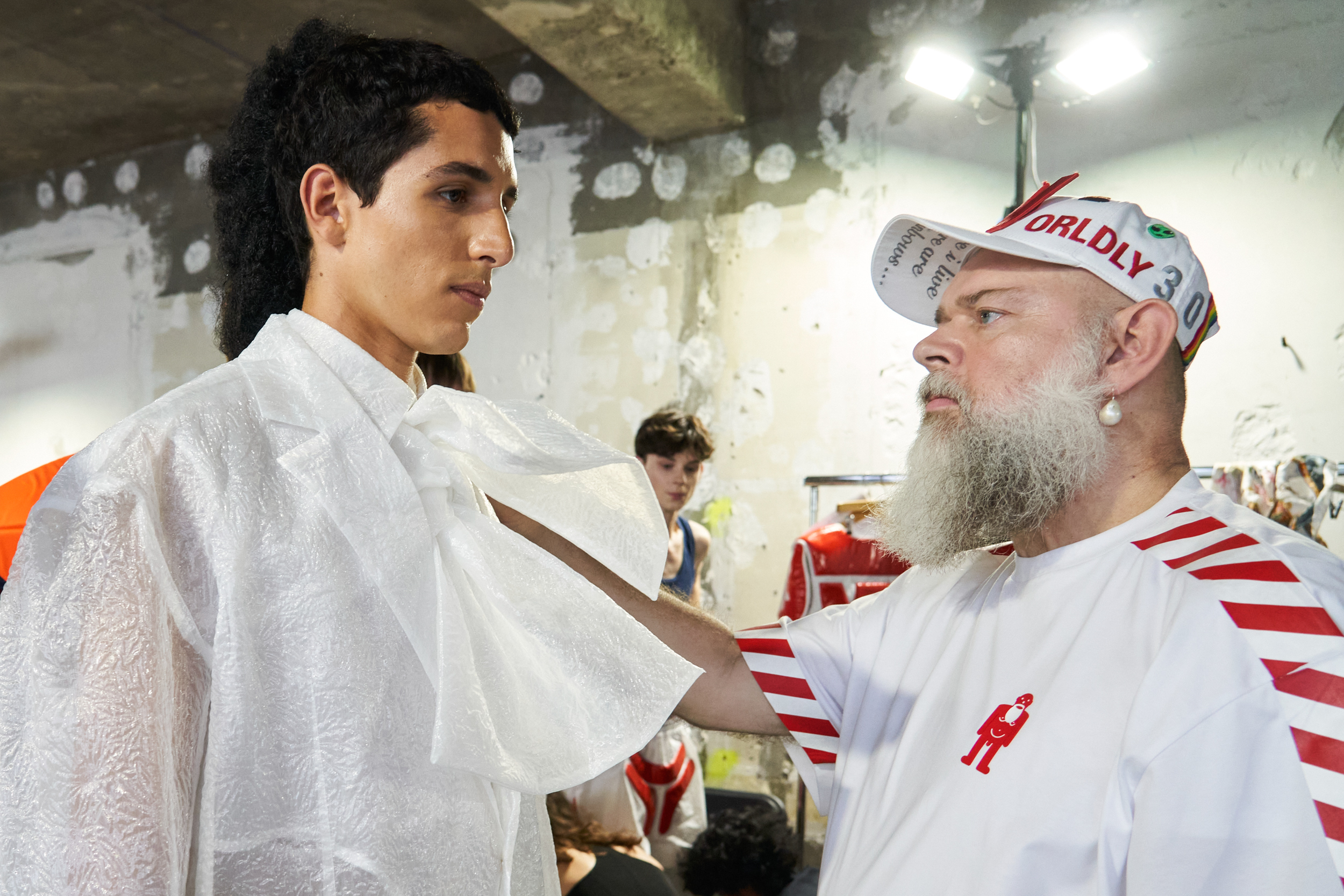 Walter Van Beirendonck Spring 2024 Men’s Fashion Show Backstage