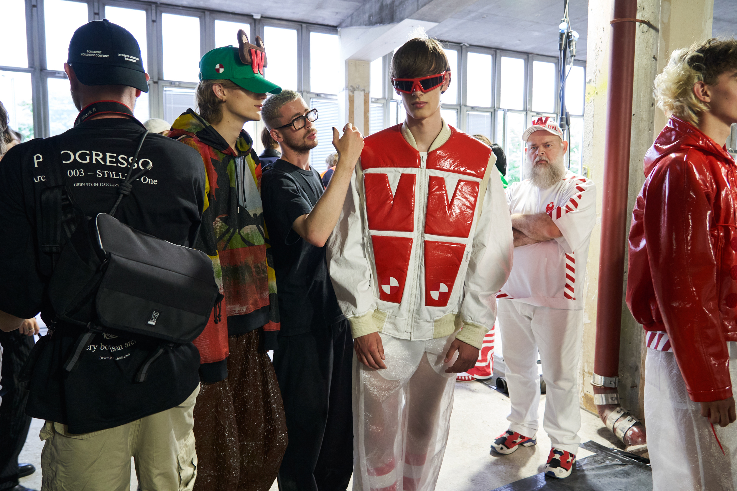 Walter Van Beirendonck Spring 2024 Men’s Fashion Show Backstage