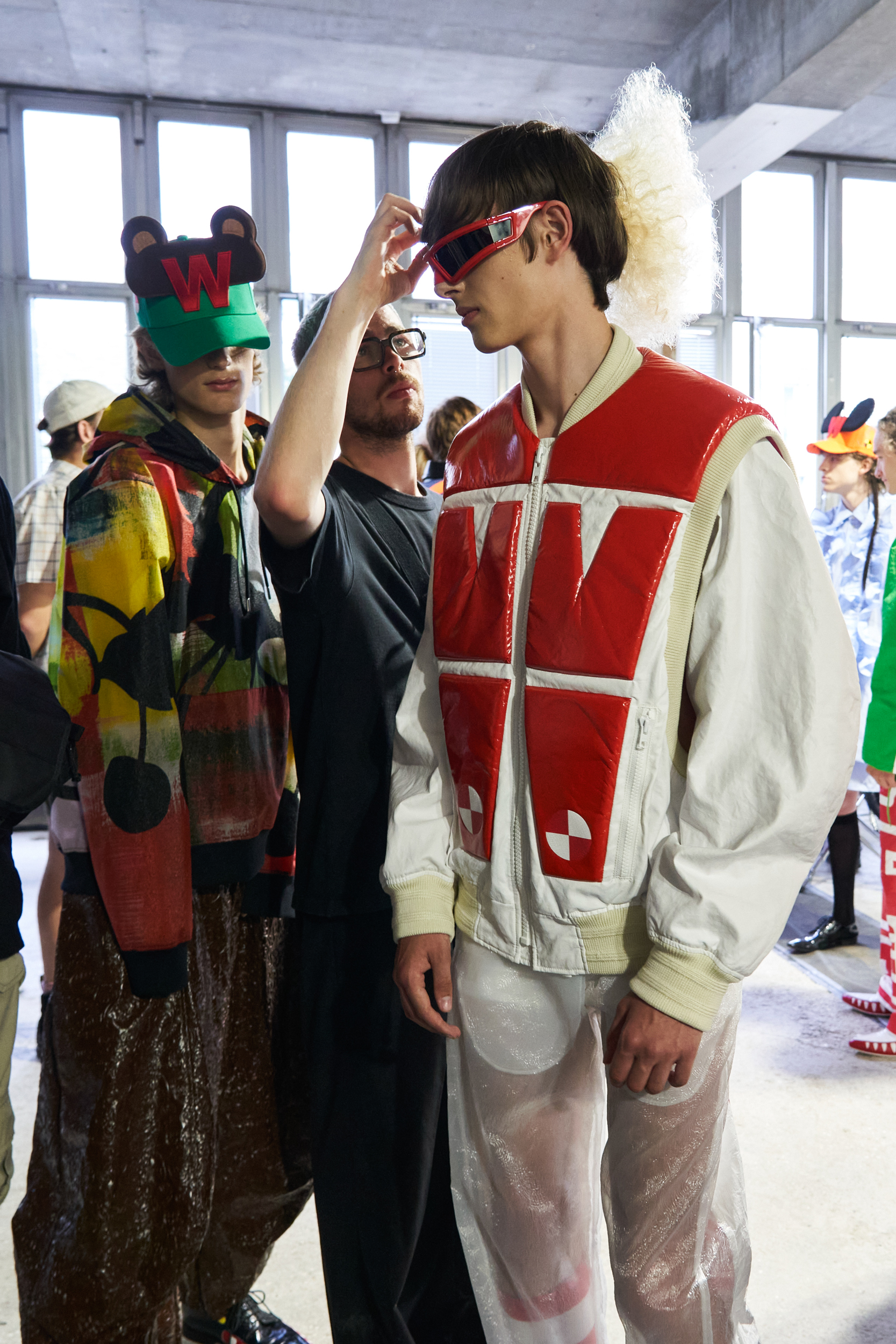 Walter Van Beirendonck Spring 2024 Men’s Fashion Show Backstage