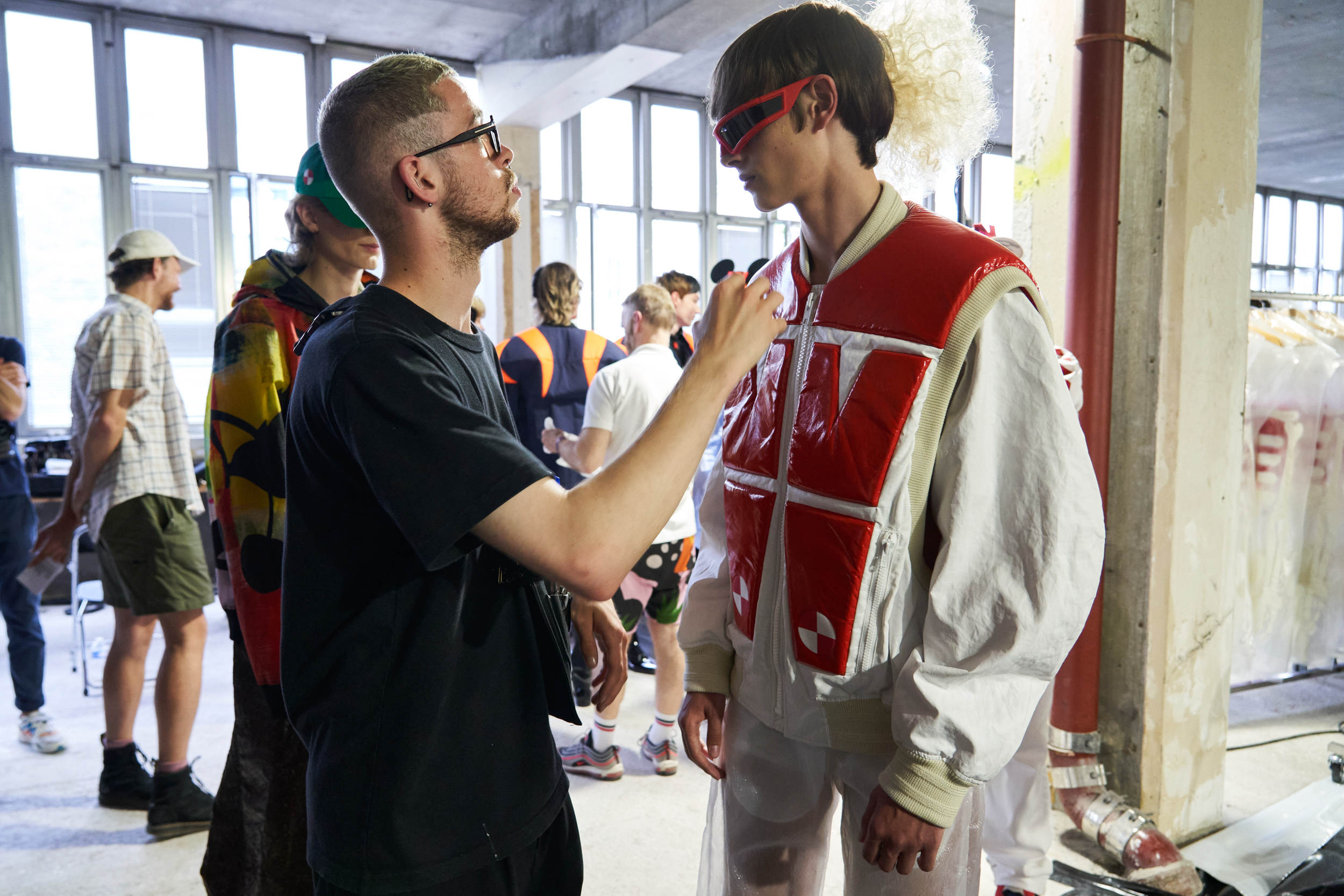 Walter Van Beirendonck Spring 2024 Men’s Fashion Show Backstage