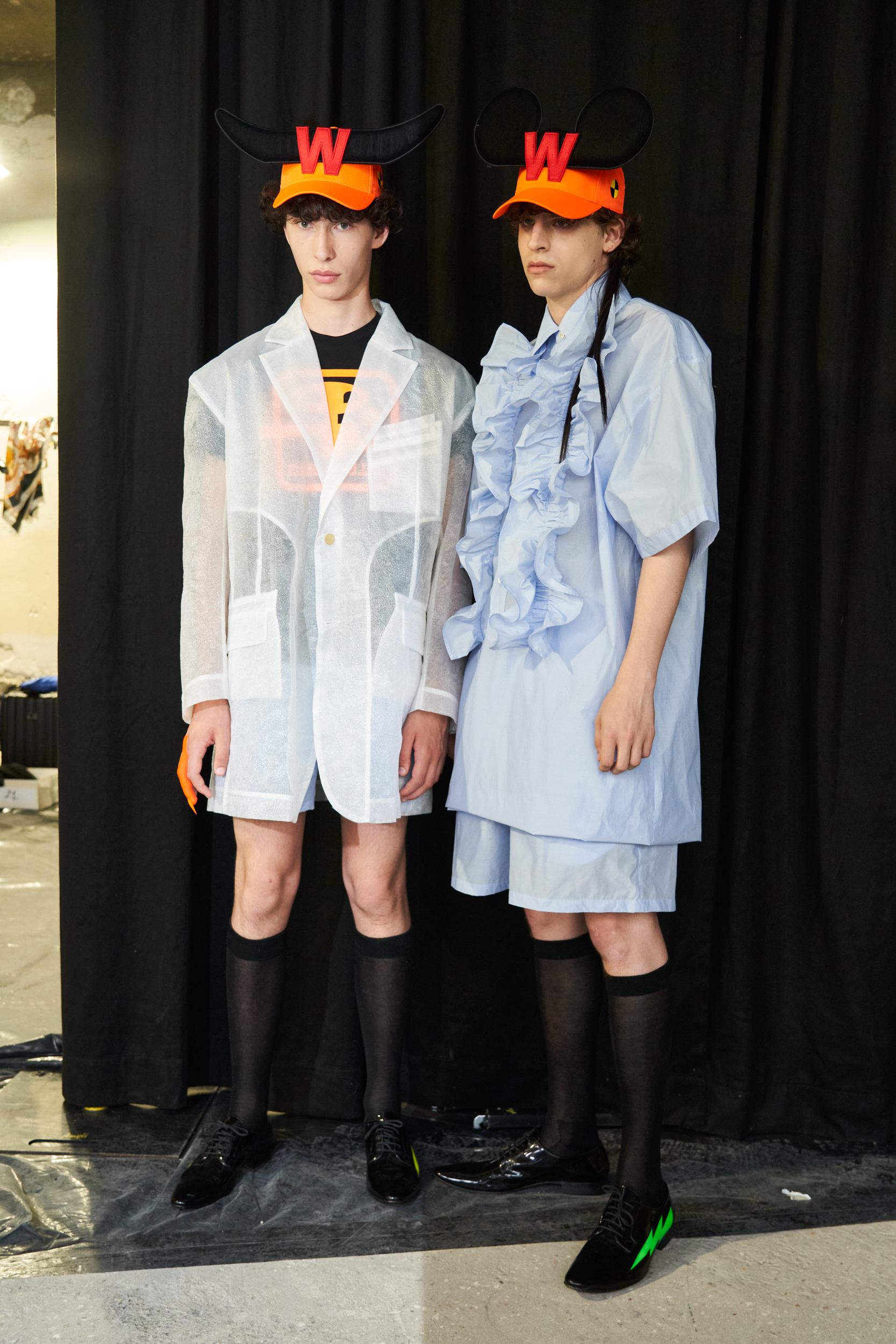 Walter Van Beirendonck Spring 2024 Men’s Fashion Show Backstage