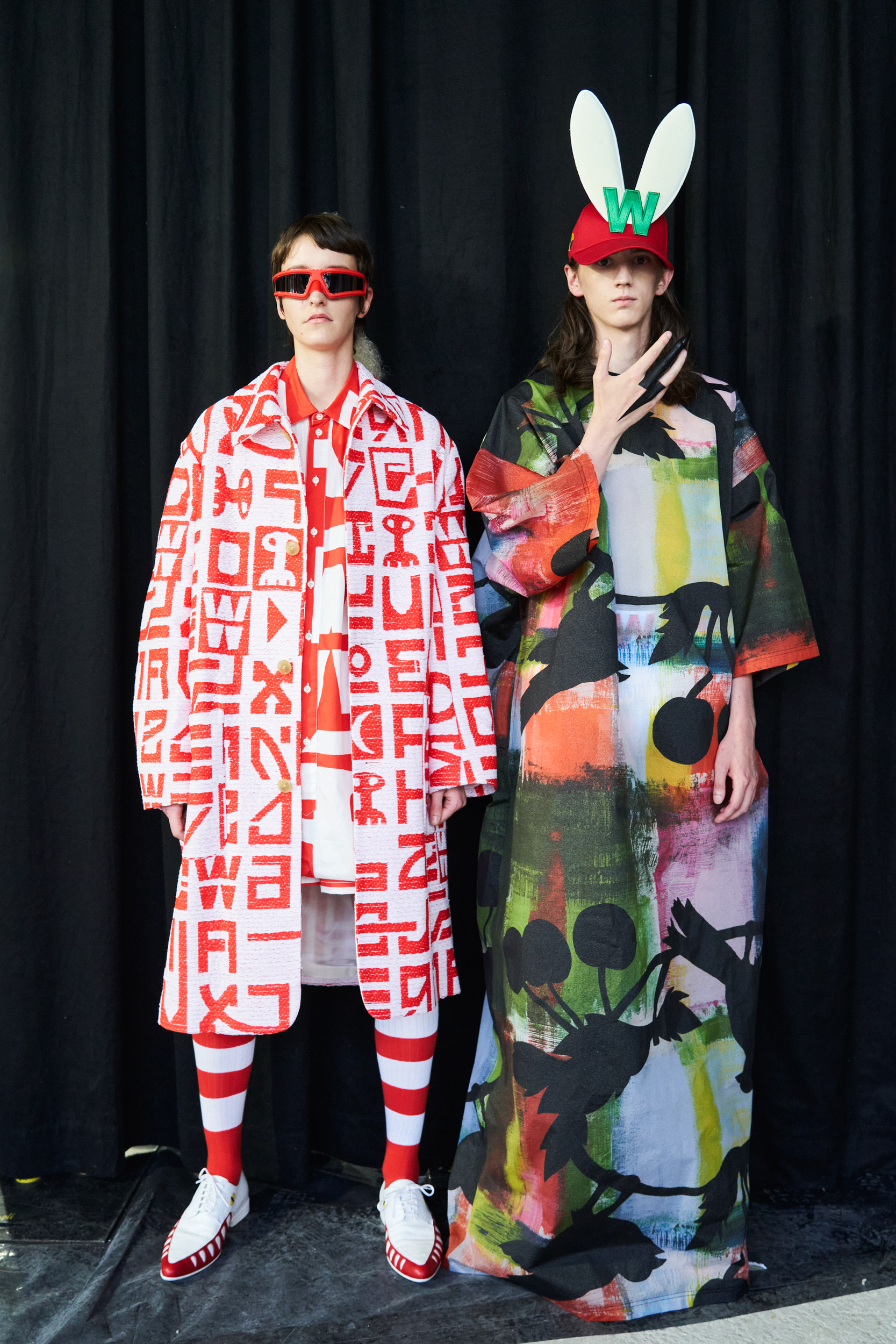 Walter Van Beirendonck Spring 2024 Men’s Fashion Show Backstage