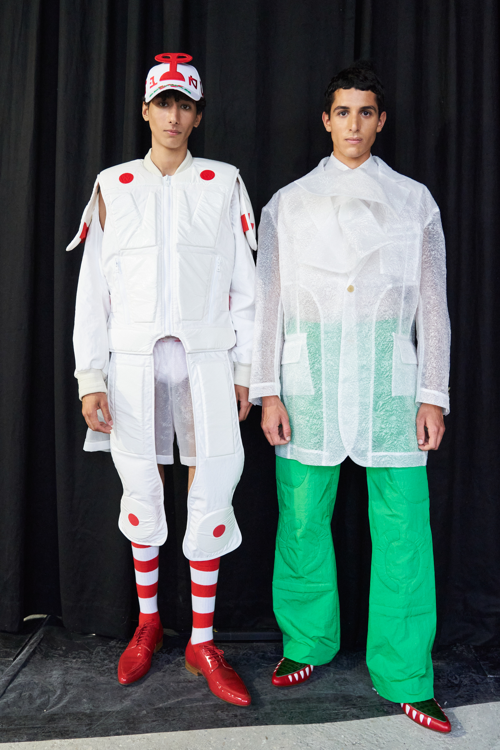 Walter Van Beirendonck Spring 2024 Men’s Fashion Show Backstage