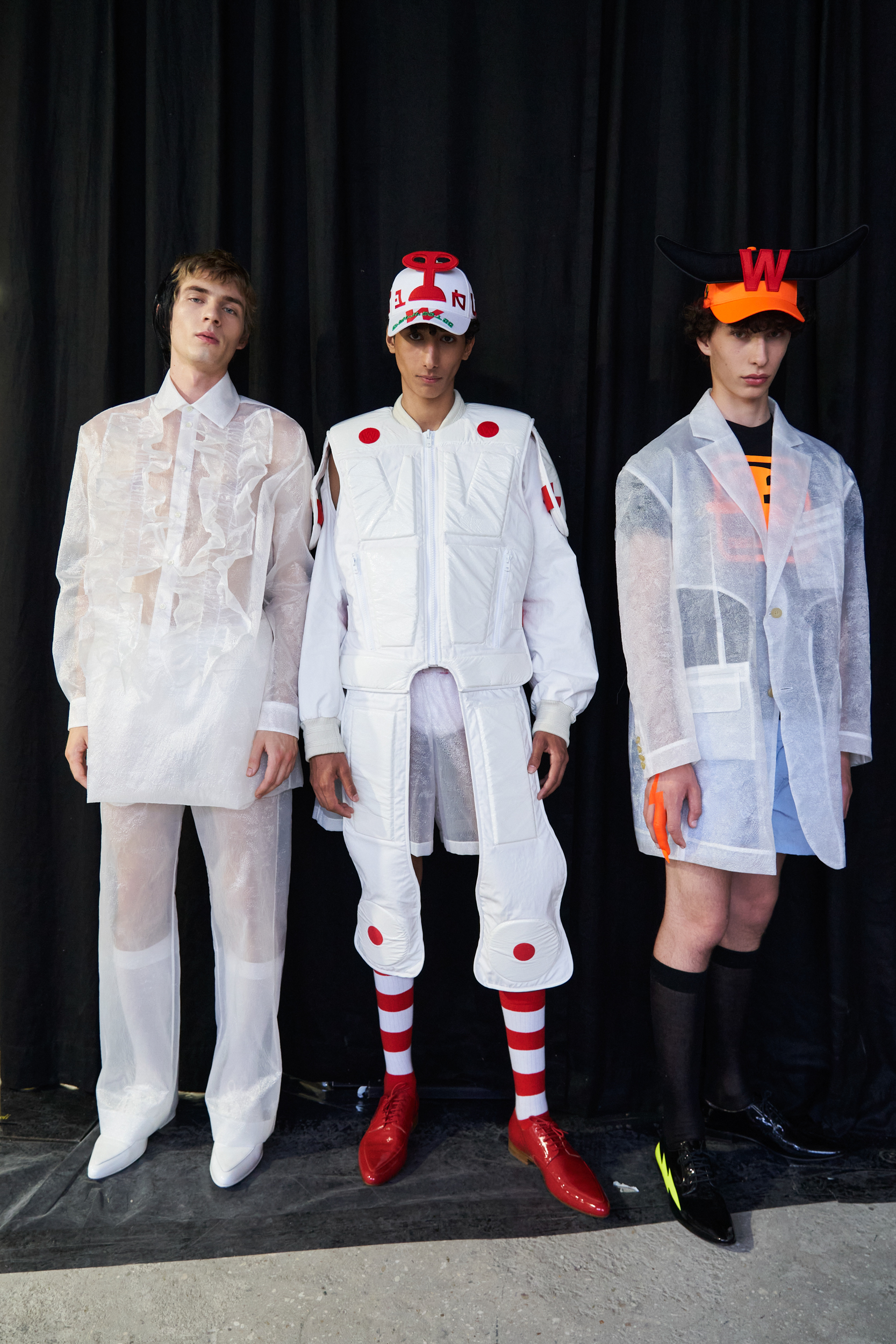 Walter Van Beirendonck Spring 2024 Men’s Fashion Show Backstage