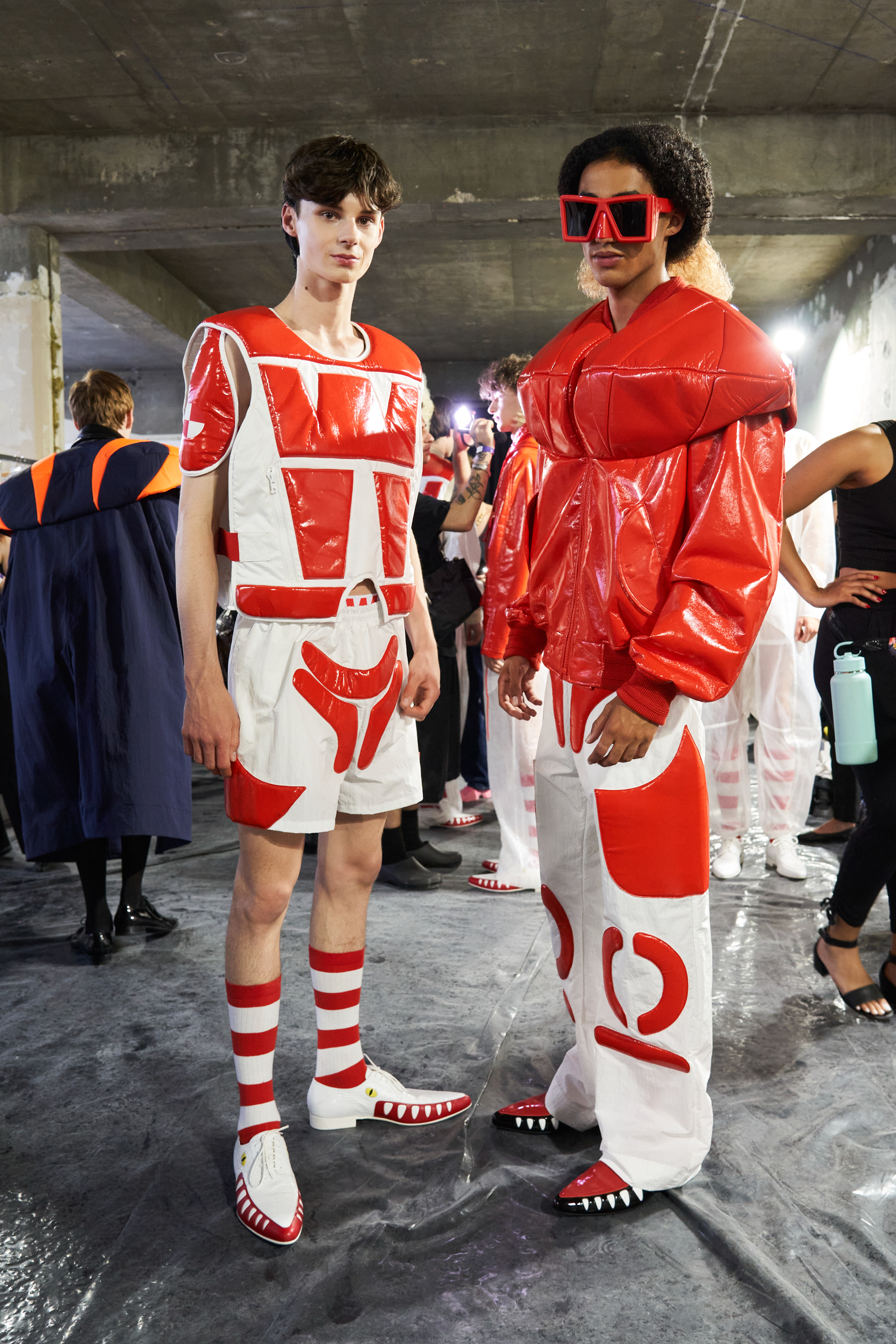 Walter Van Beirendonck Spring 2024 Men’s Fashion Show Backstage