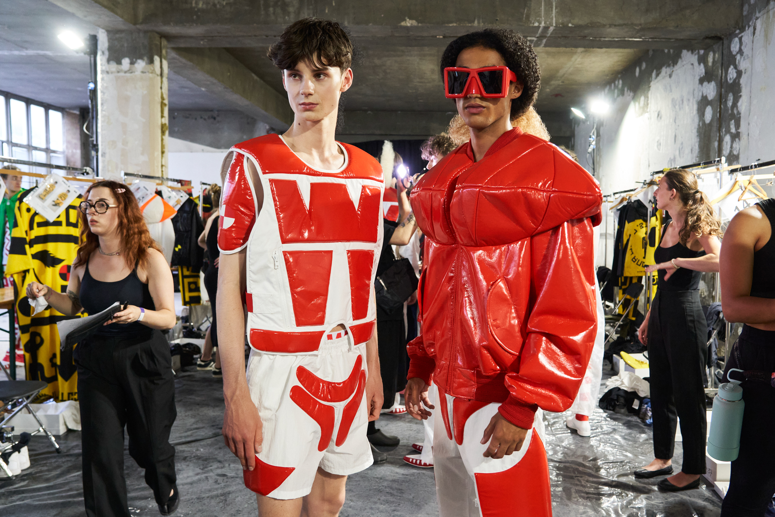 Walter Van Beirendonck Spring 2024 Men’s Fashion Show Backstage