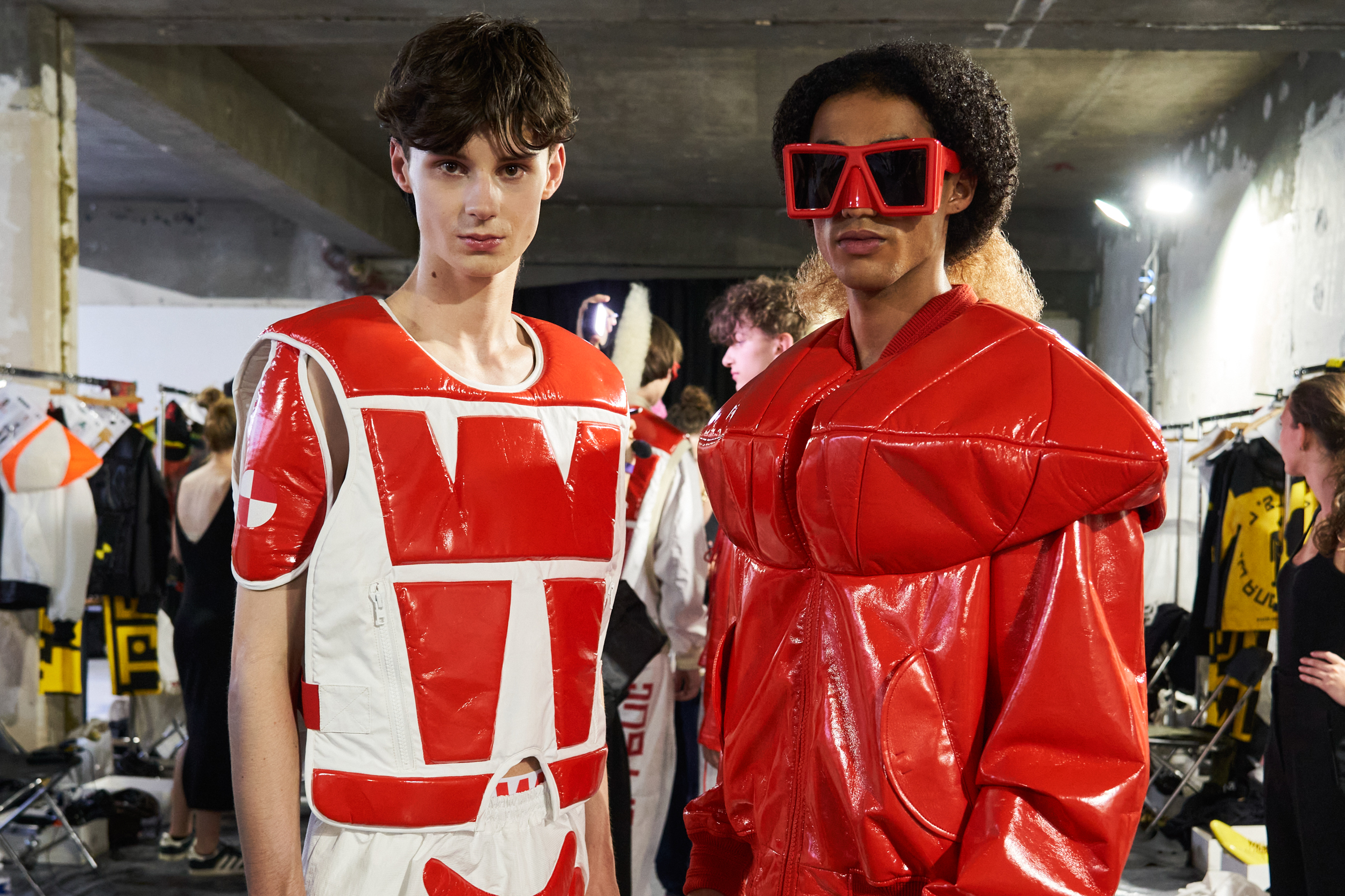 Walter Van Beirendonck Spring 2024 Men’s Fashion Show Backstage