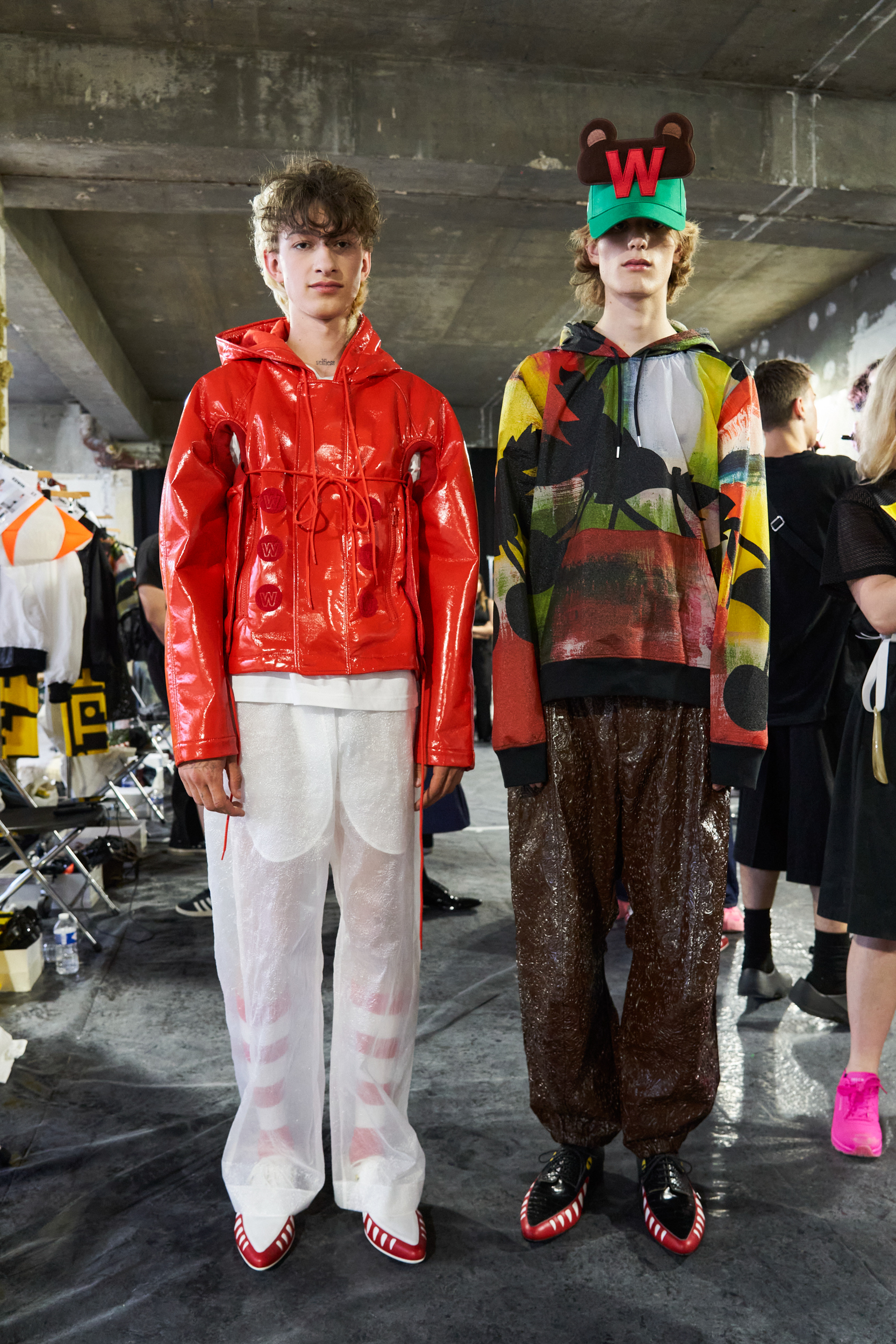 Walter Van Beirendonck Spring 2024 Men’s Fashion Show Backstage