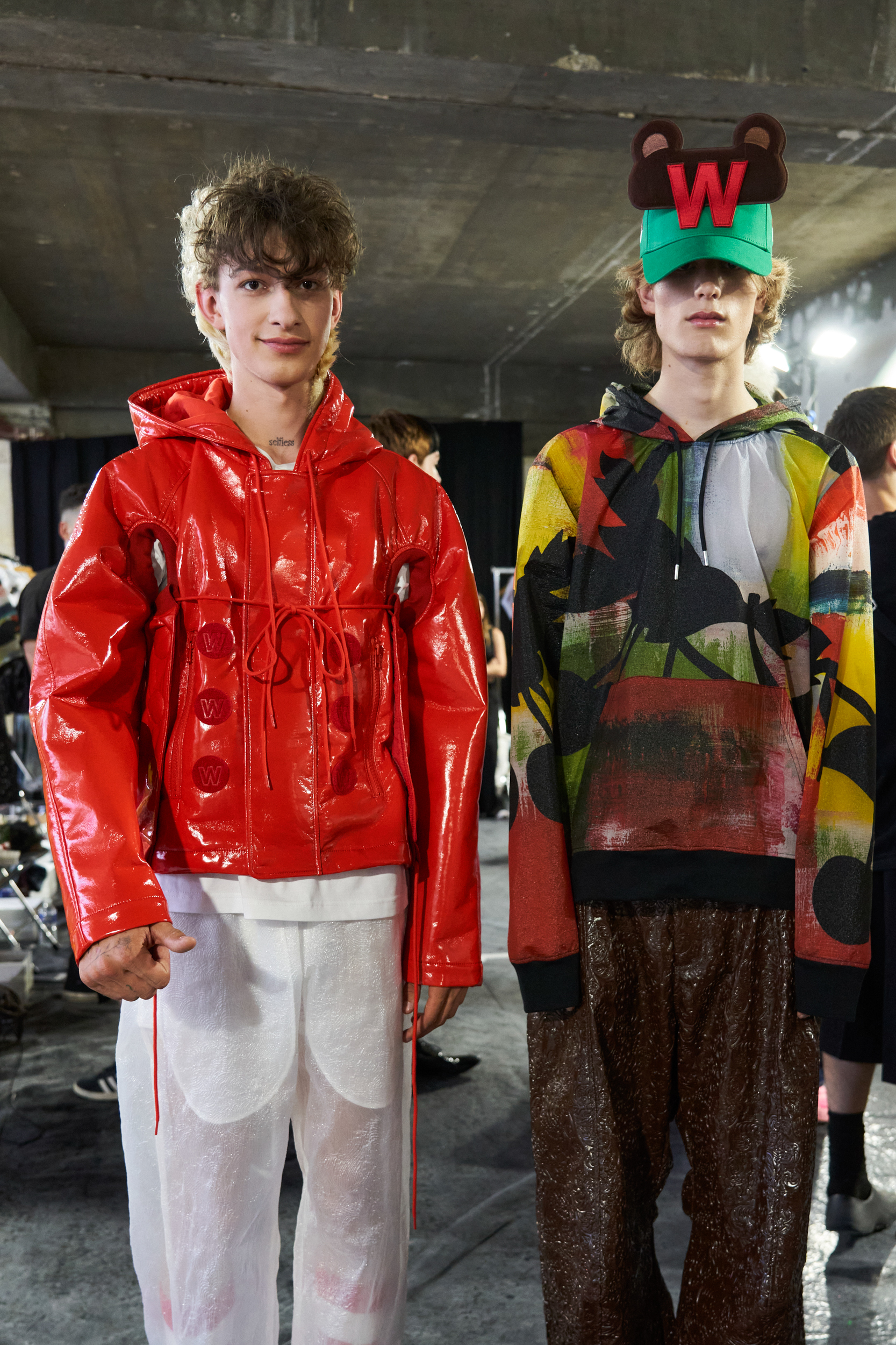 Walter Van Beirendonck Spring 2024 Men’s Fashion Show Backstage