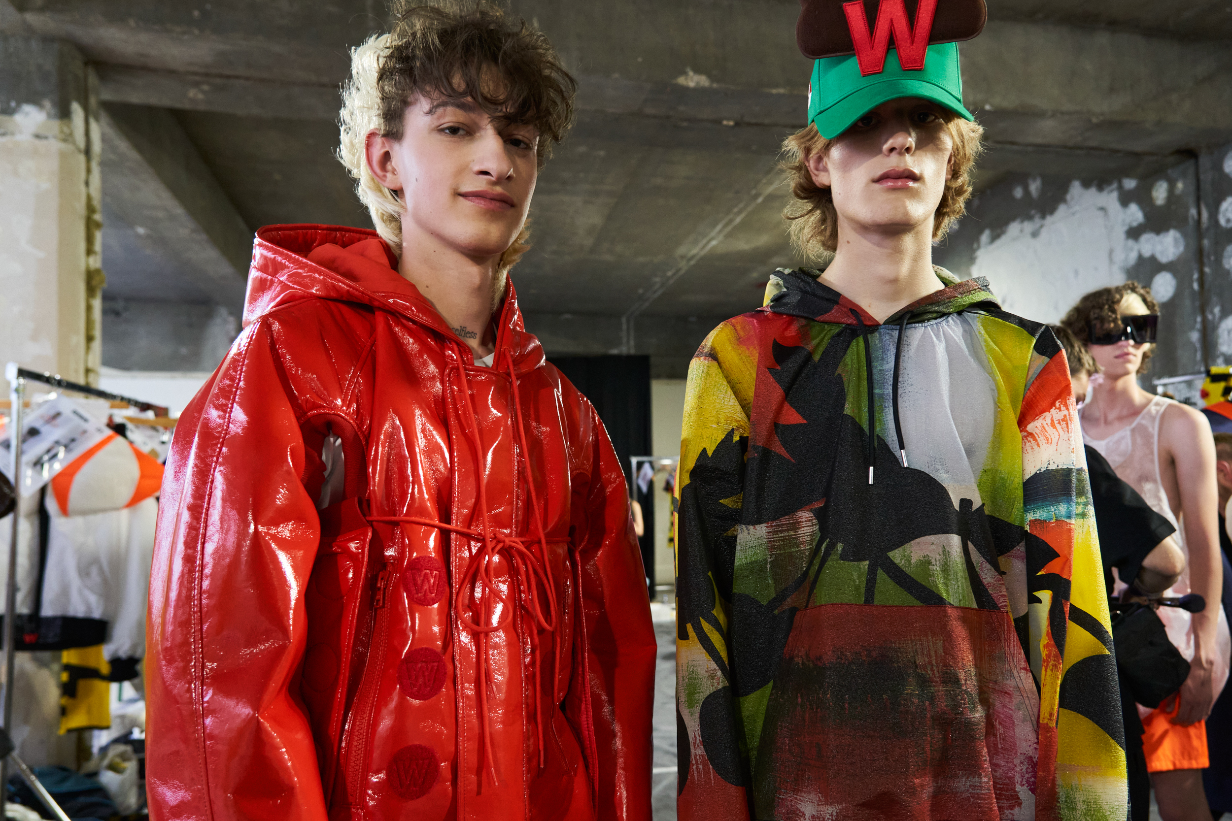 Walter Van Beirendonck Spring 2024 Men’s Fashion Show Backstage