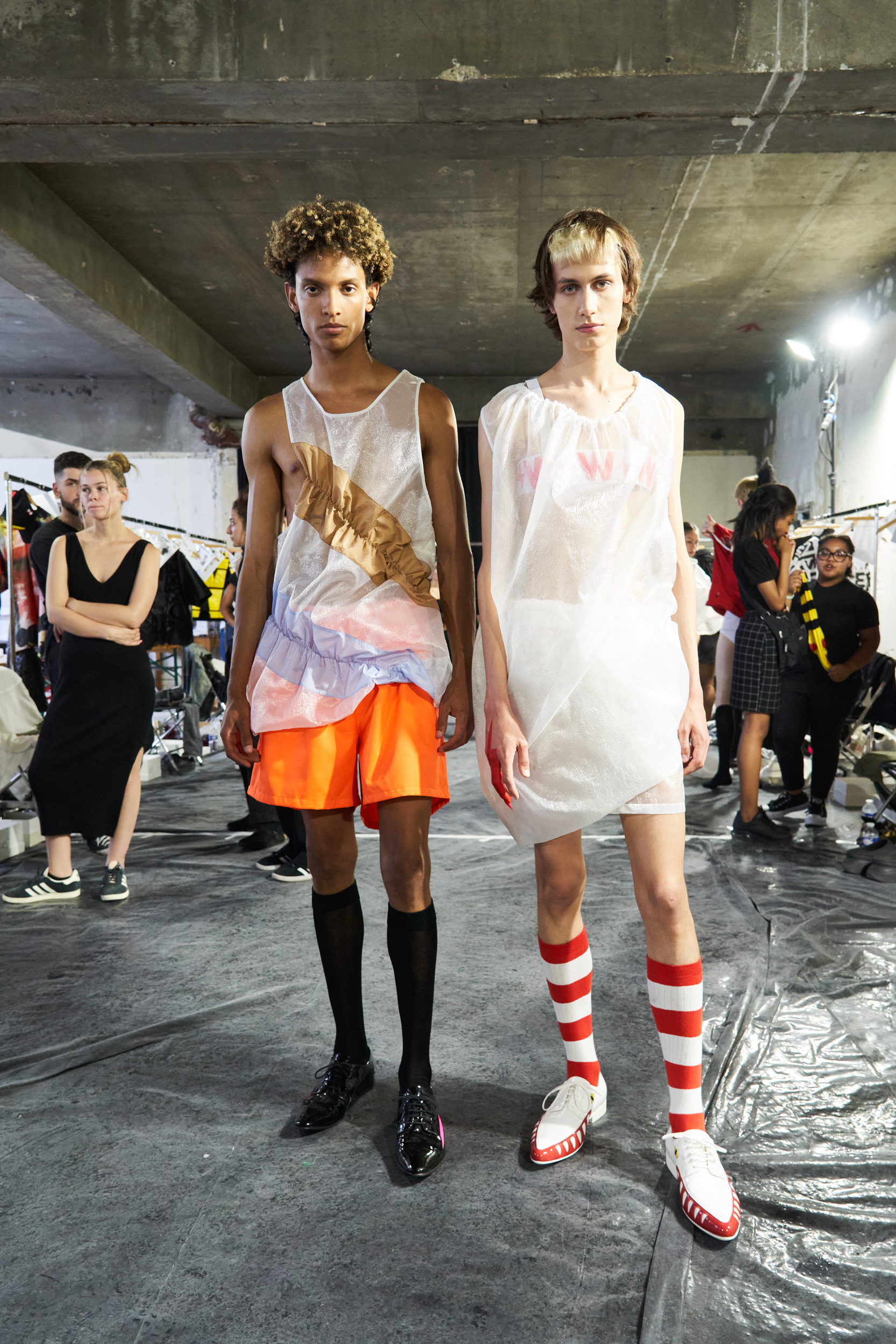 Walter Van Beirendonck Spring 2024 Men’s Fashion Show Backstage