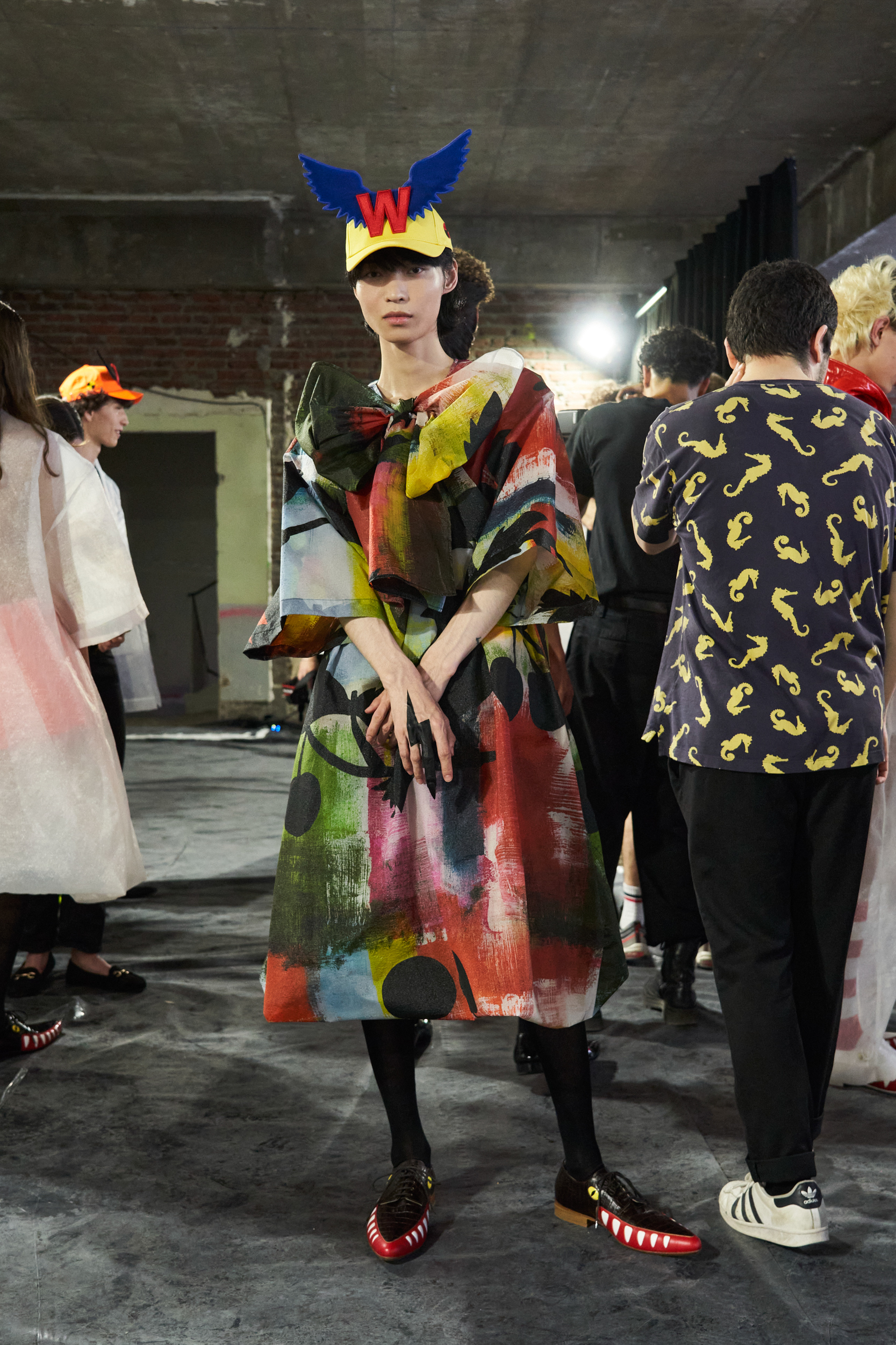 Walter Van Beirendonck Spring 2024 Men’s Fashion Show Backstage