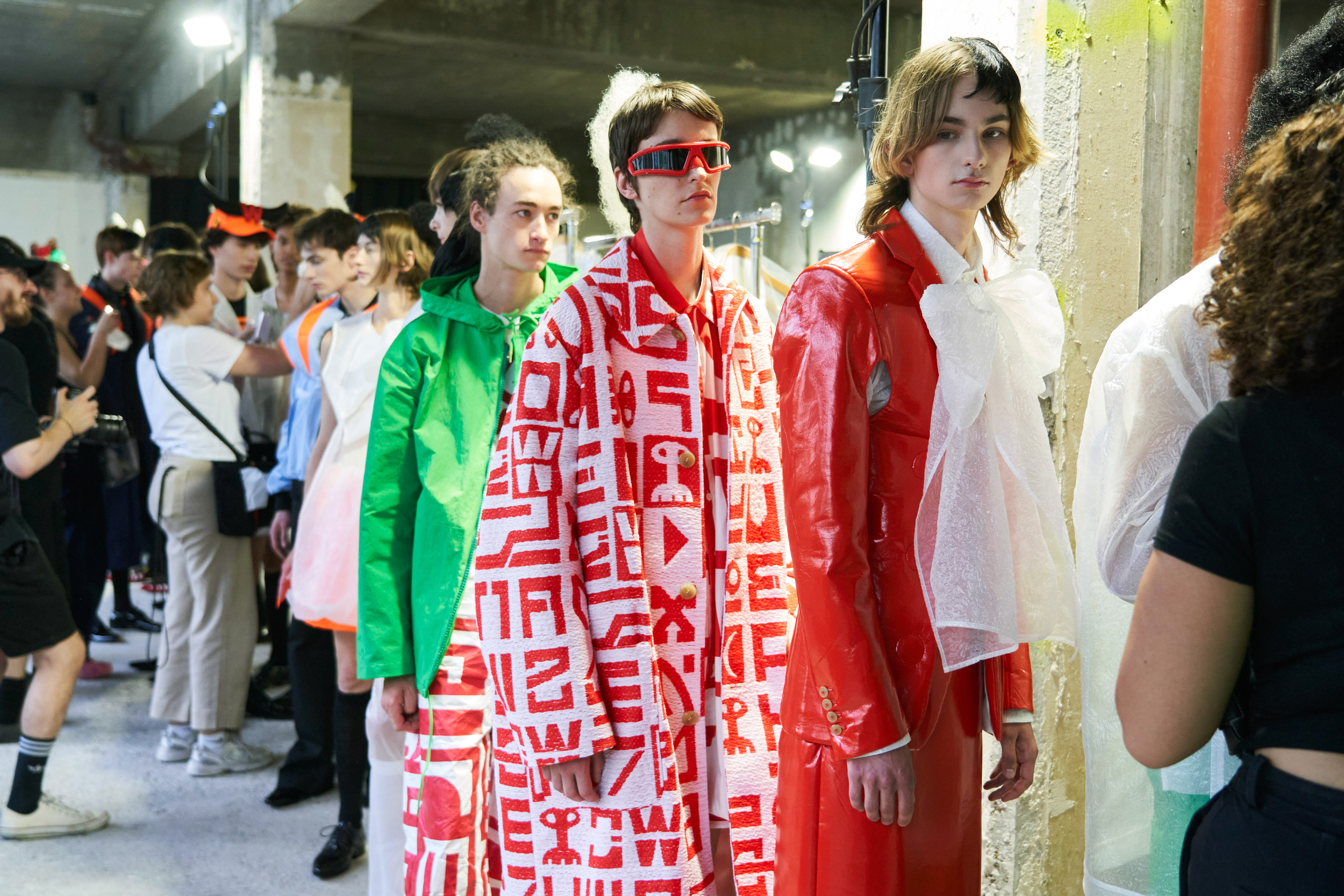 Walter Van Beirendonck Spring 2024 Men’s Fashion Show Backstage