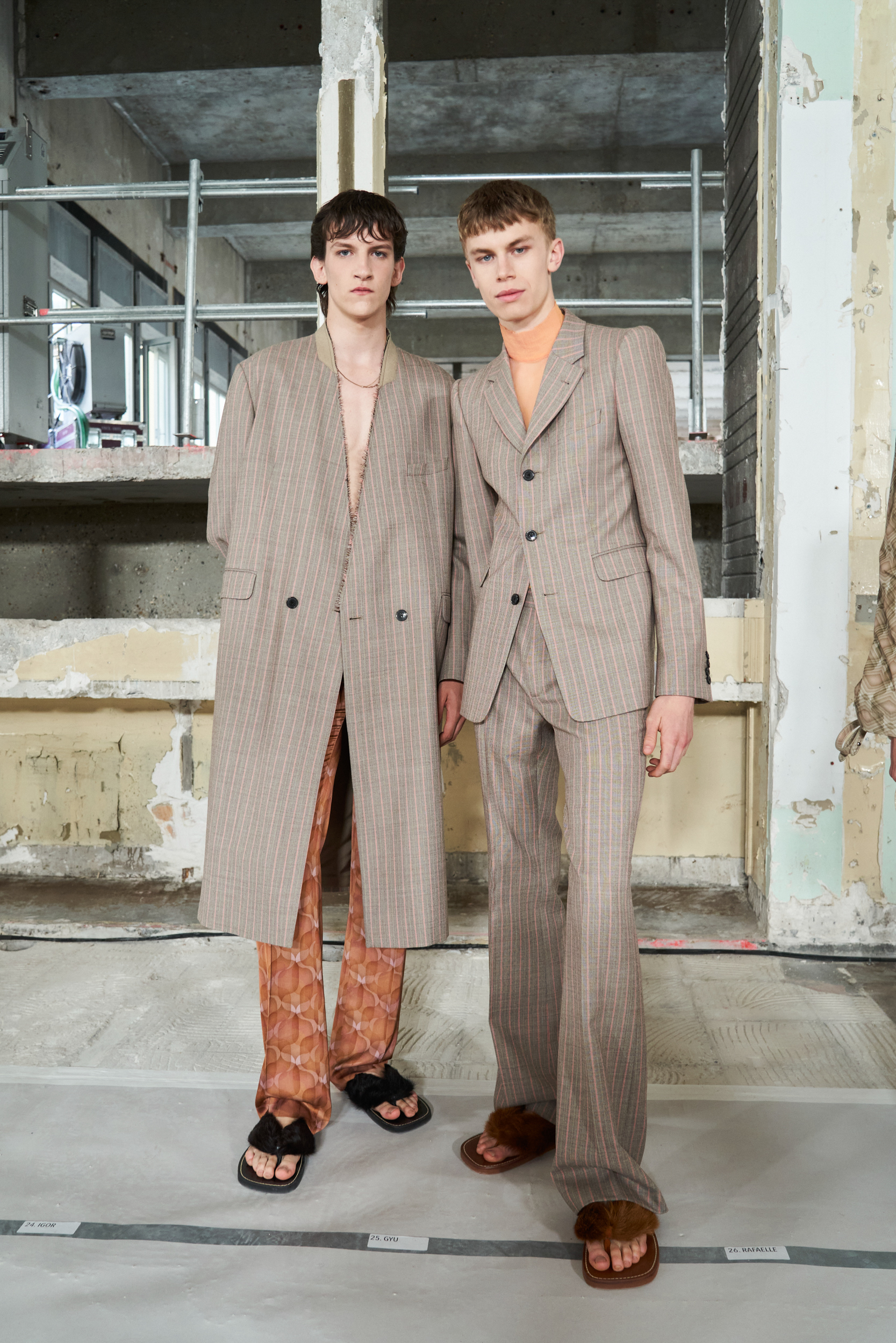 Dries Van Noten Spring 2024 Men’s Fashion Show Backstage