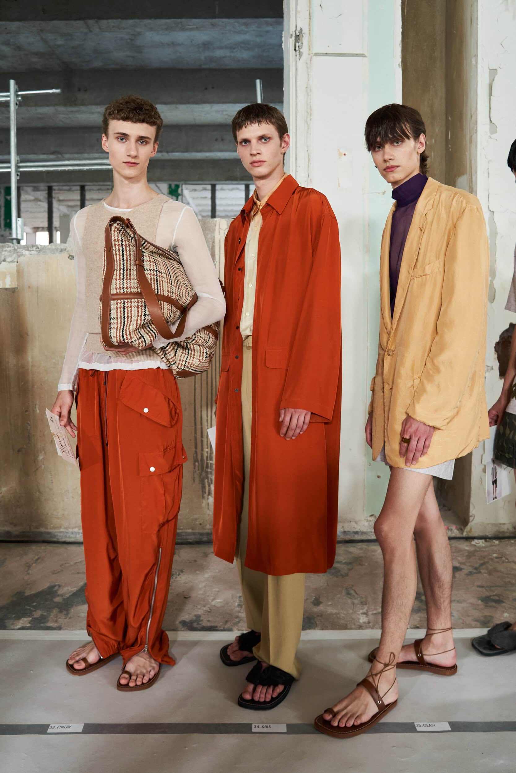 Dries Van Noten Spring 2024 Men’s Fashion Show Backstage