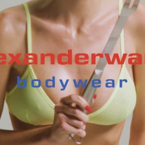 Alexander Wang Bodywear Collection 2023 fashion film poster