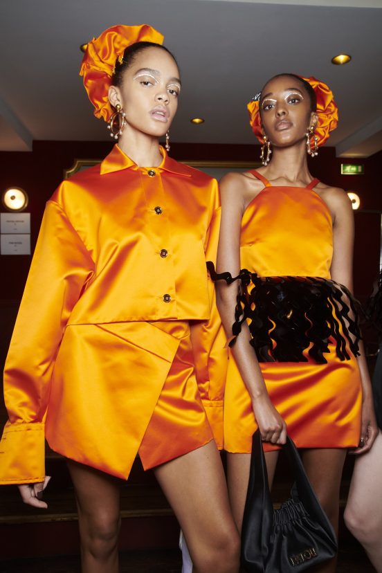 Patou Spring 2024 fashion show backstage