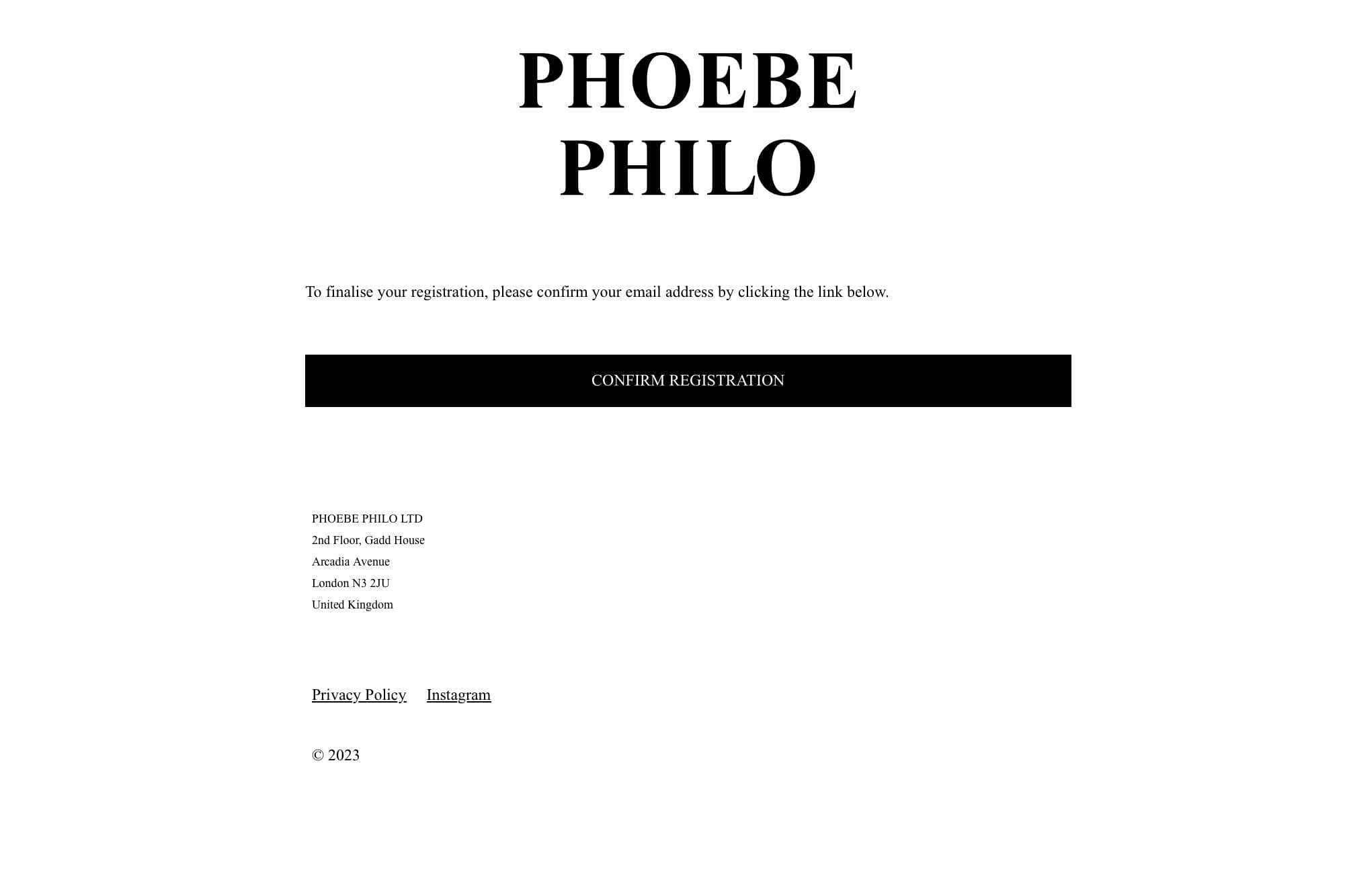 Drop Everything! Phoebe Philo's Website Is Open for Registration