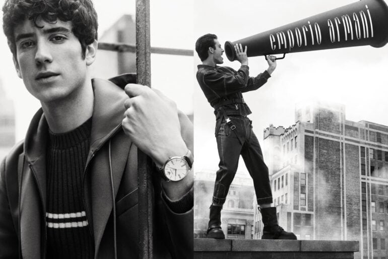 Emporio Armani Fall Winter 2023 Ad Campaign