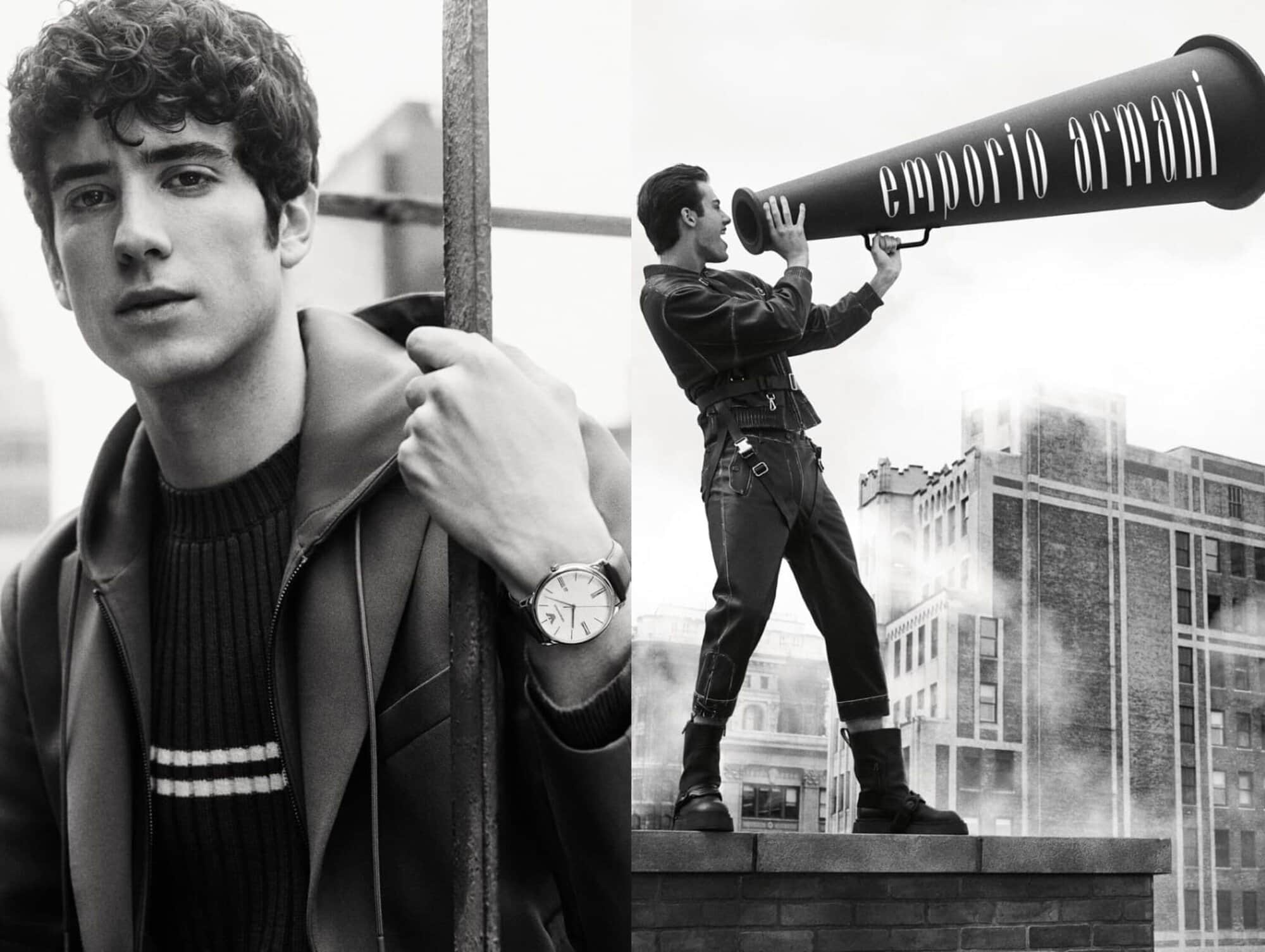 Emporio Armani Fall Winter 2023 Ad Campaign