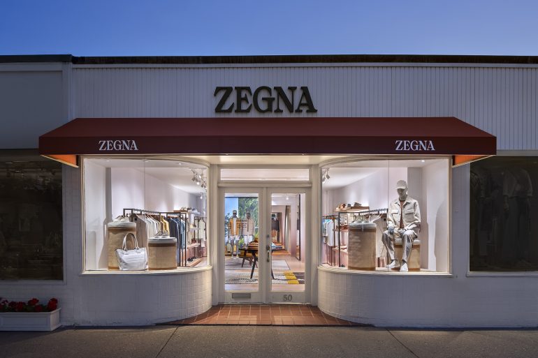 Zegna opens a new temporary store in East Hampton