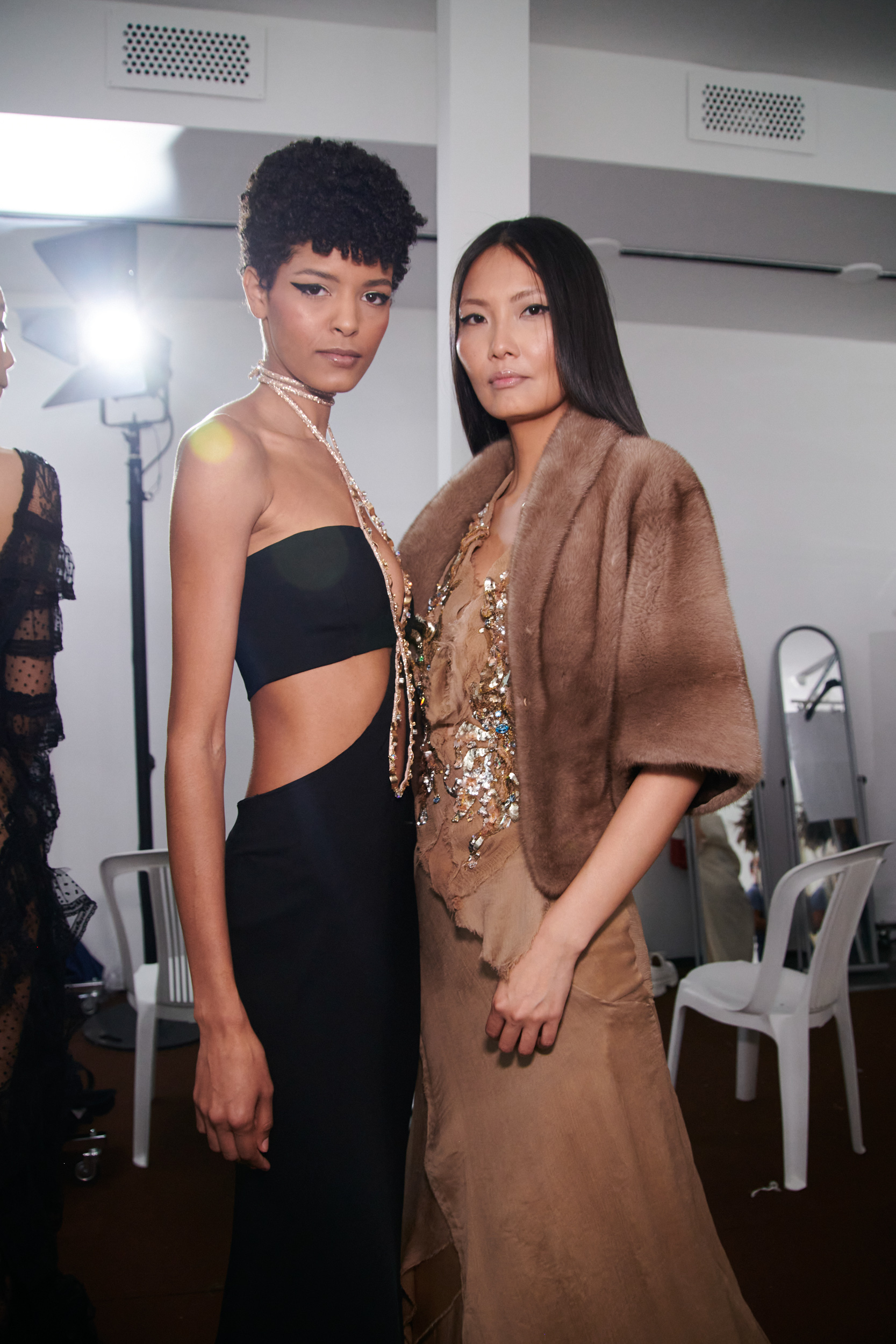 Celia Kritharioti Fall 2023 Couture Fashion Show Backstage