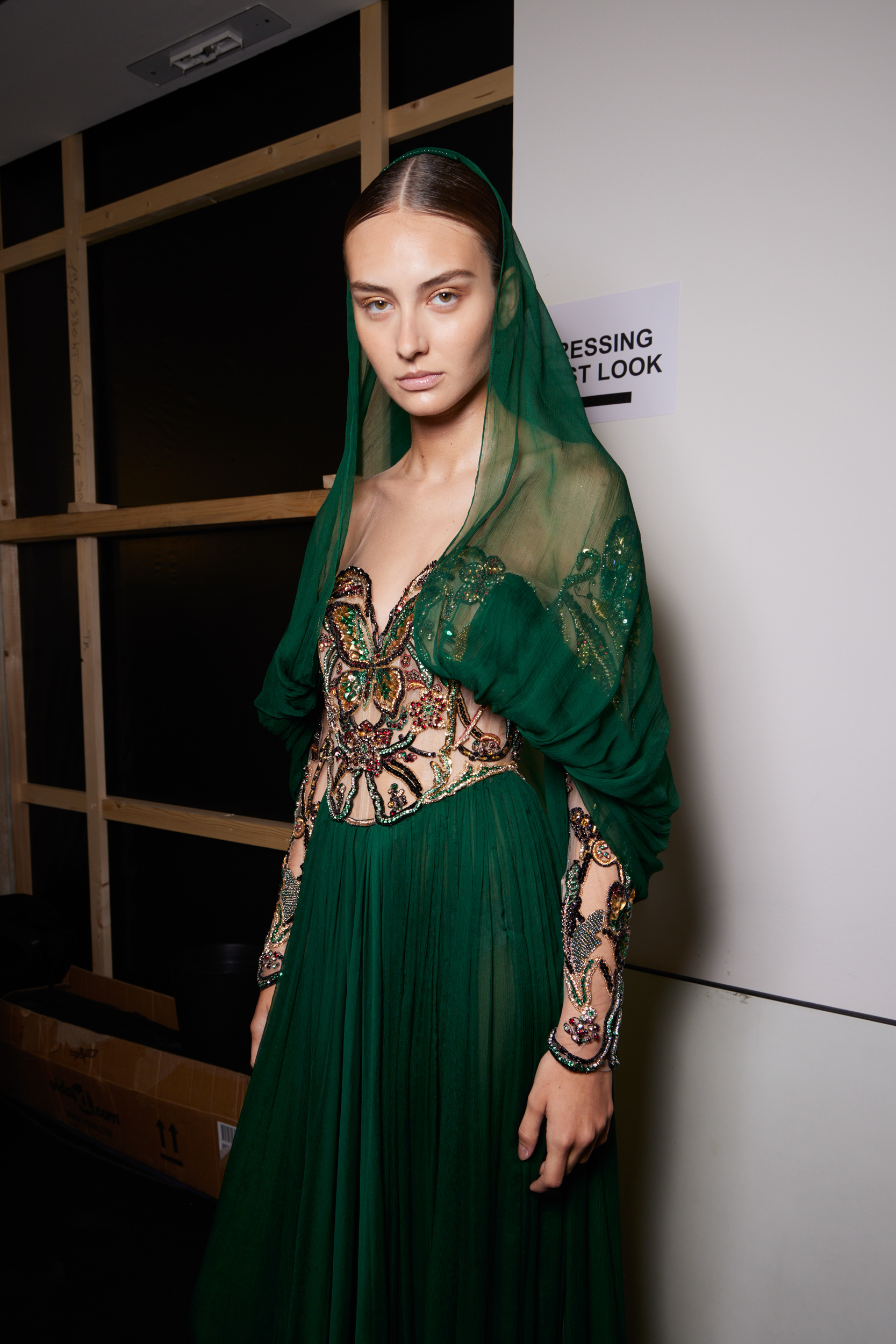 Elie Saab Fall 2023 Couture Fashion Show Backstage