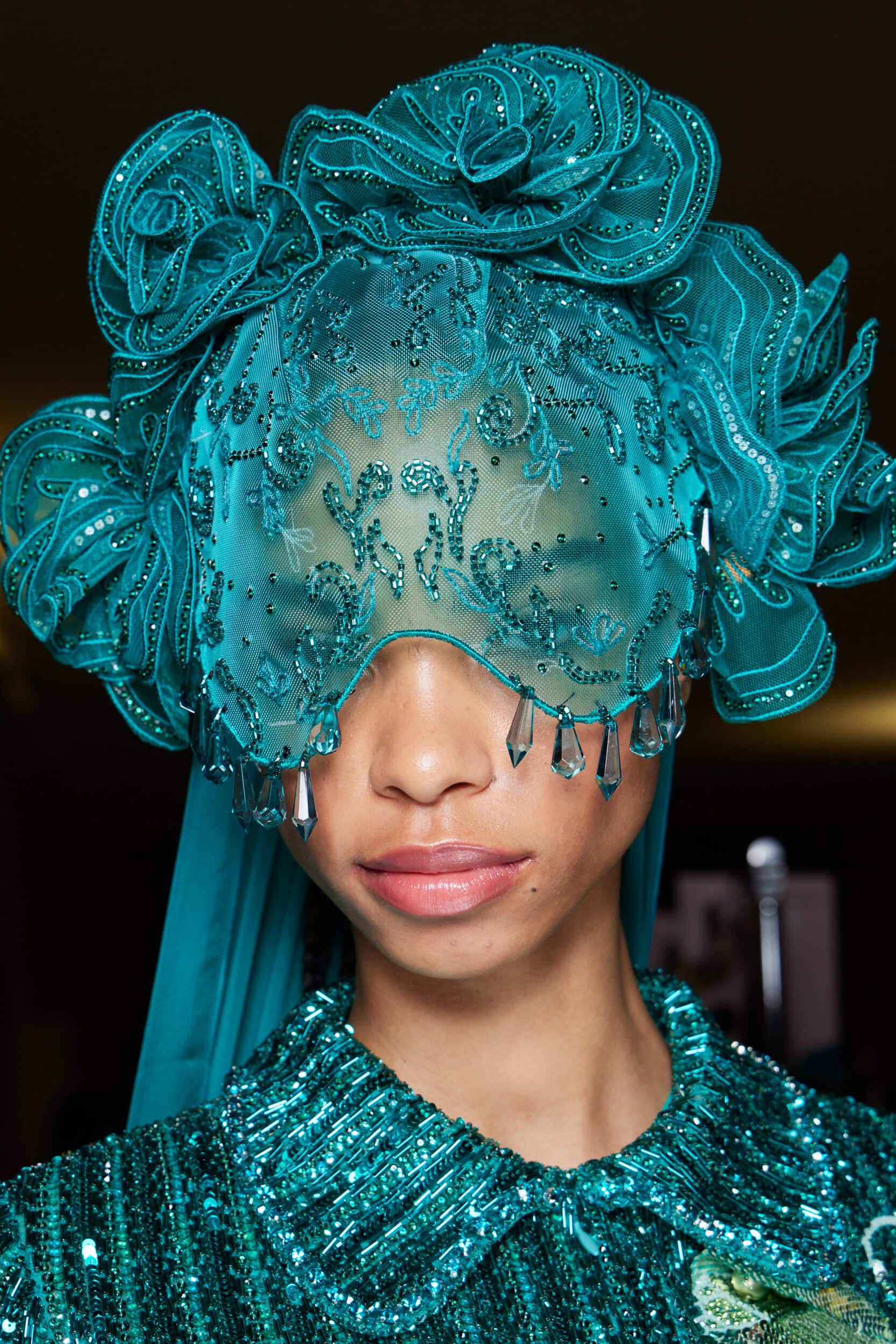 Georges Hobeika Fall 2023 Couture Fashion Show Backstage