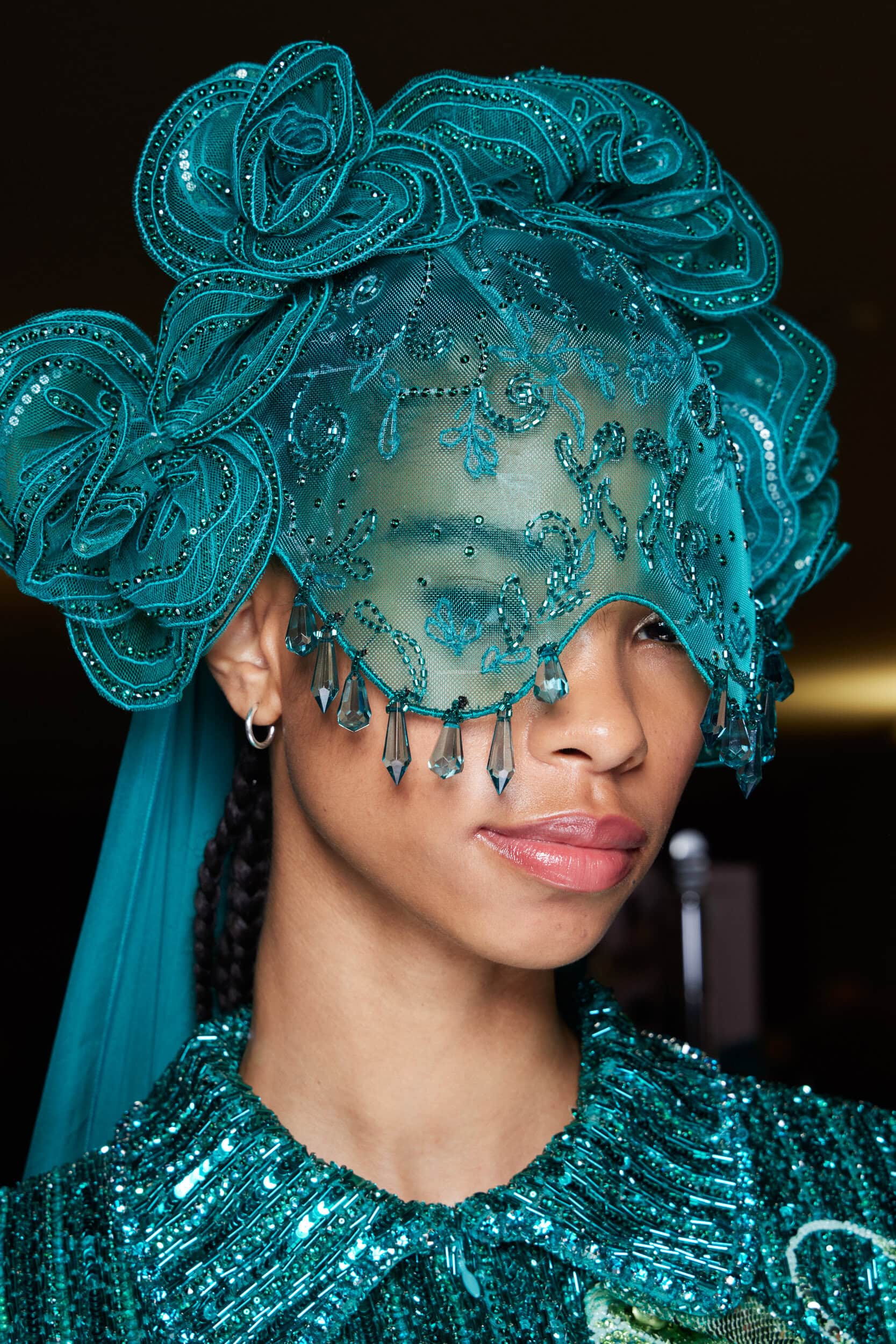 Georges Hobeika Fall 2023 Couture Fashion Show Backstage