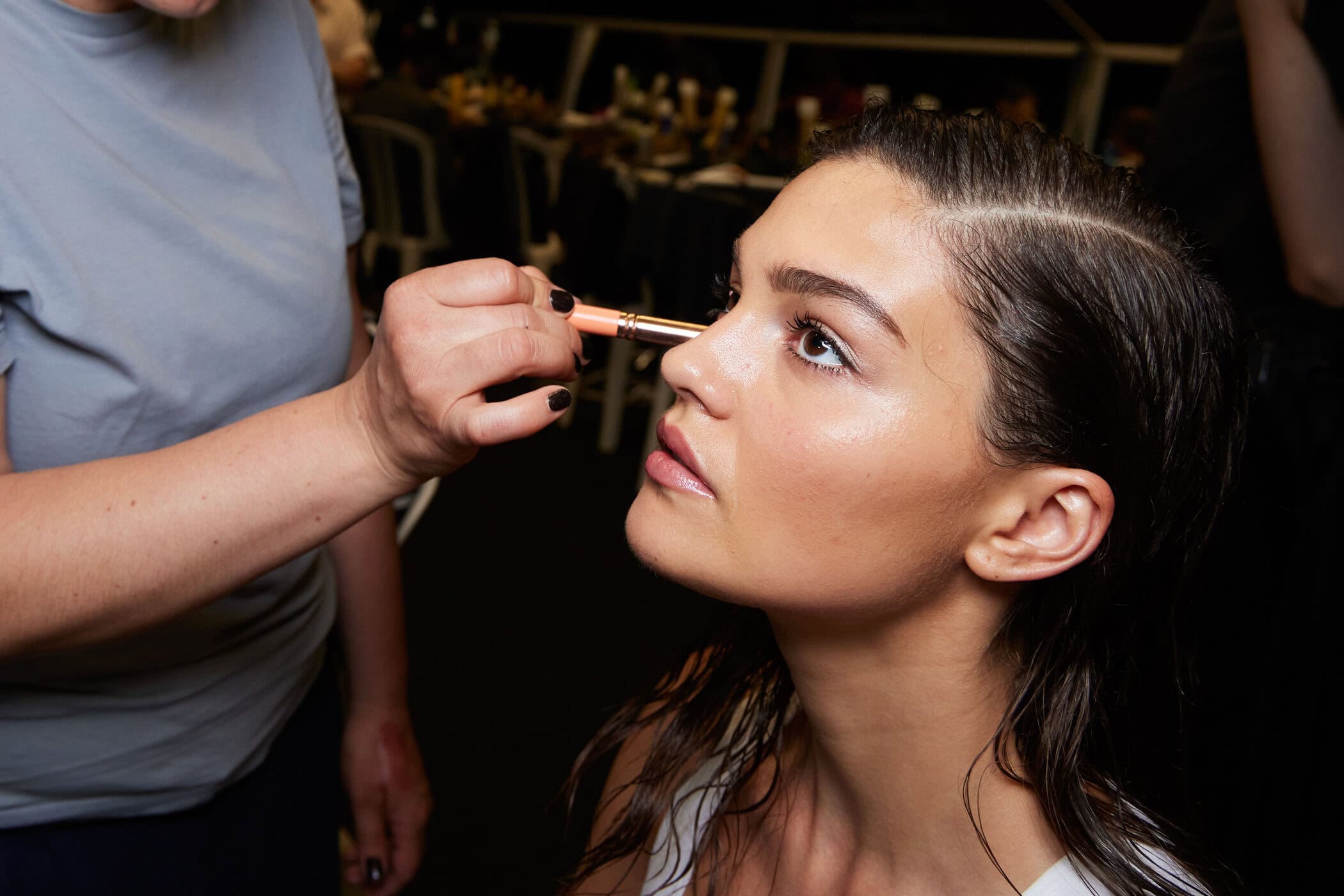 Georges Hobeika Fall 2023 Couture Fashion Show Backstage