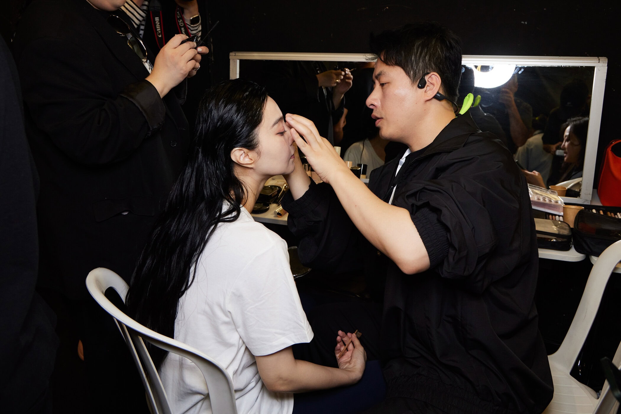 Georges Hobeika Fall 2023 Couture Fashion Show Backstage