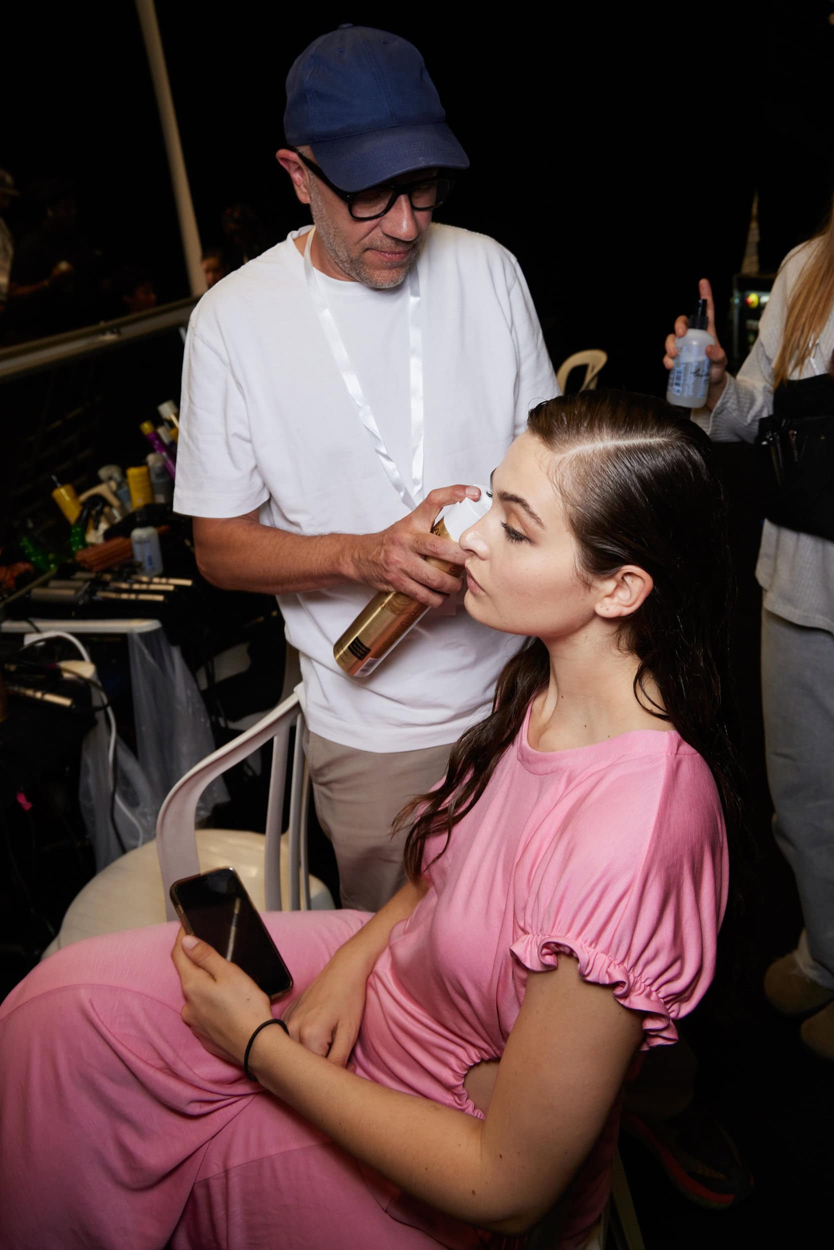 Georges Hobeika Fall 2023 Couture Fashion Show Backstage