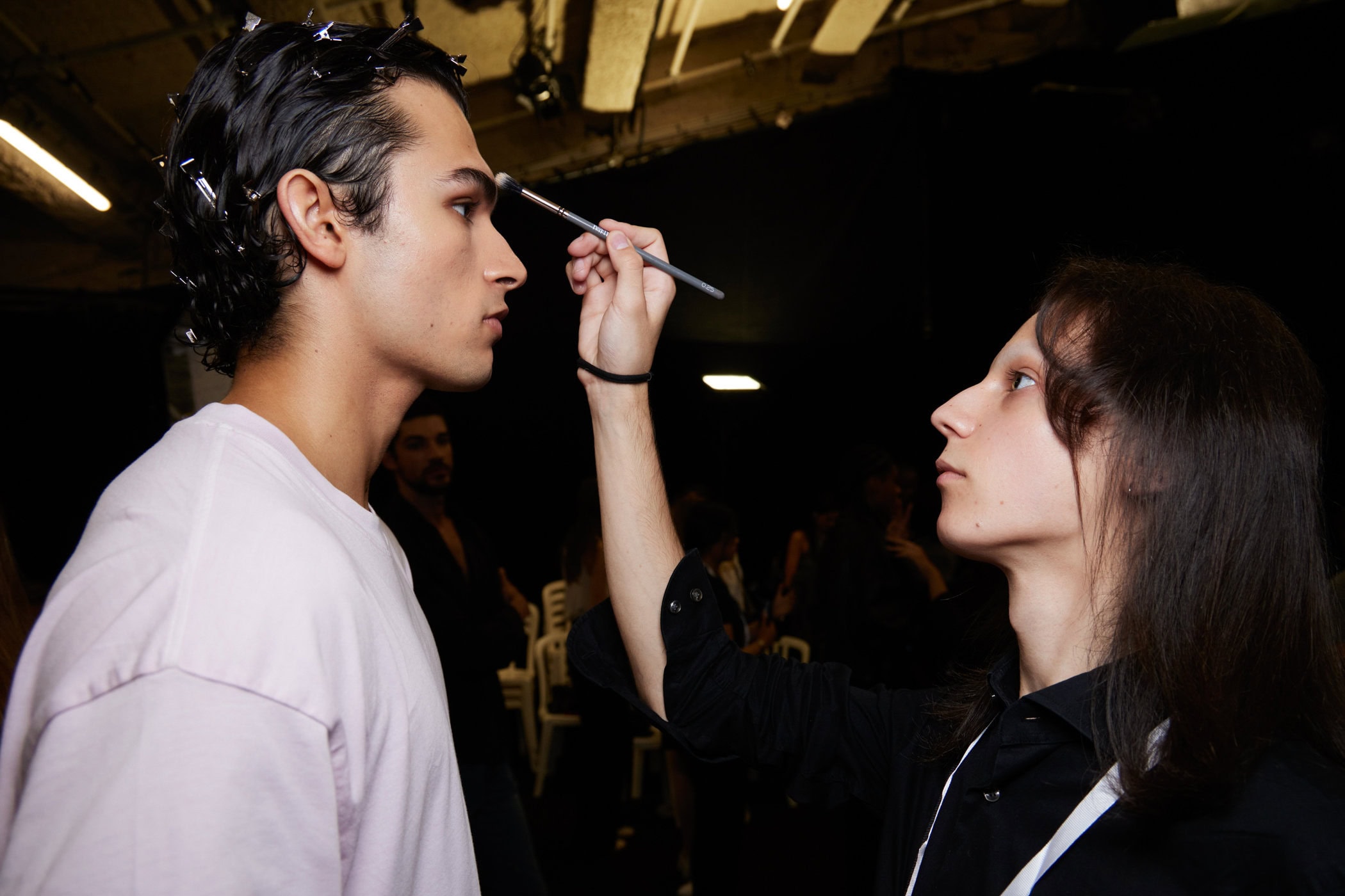 Georges Hobeika Fall 2023 Couture Fashion Show Backstage