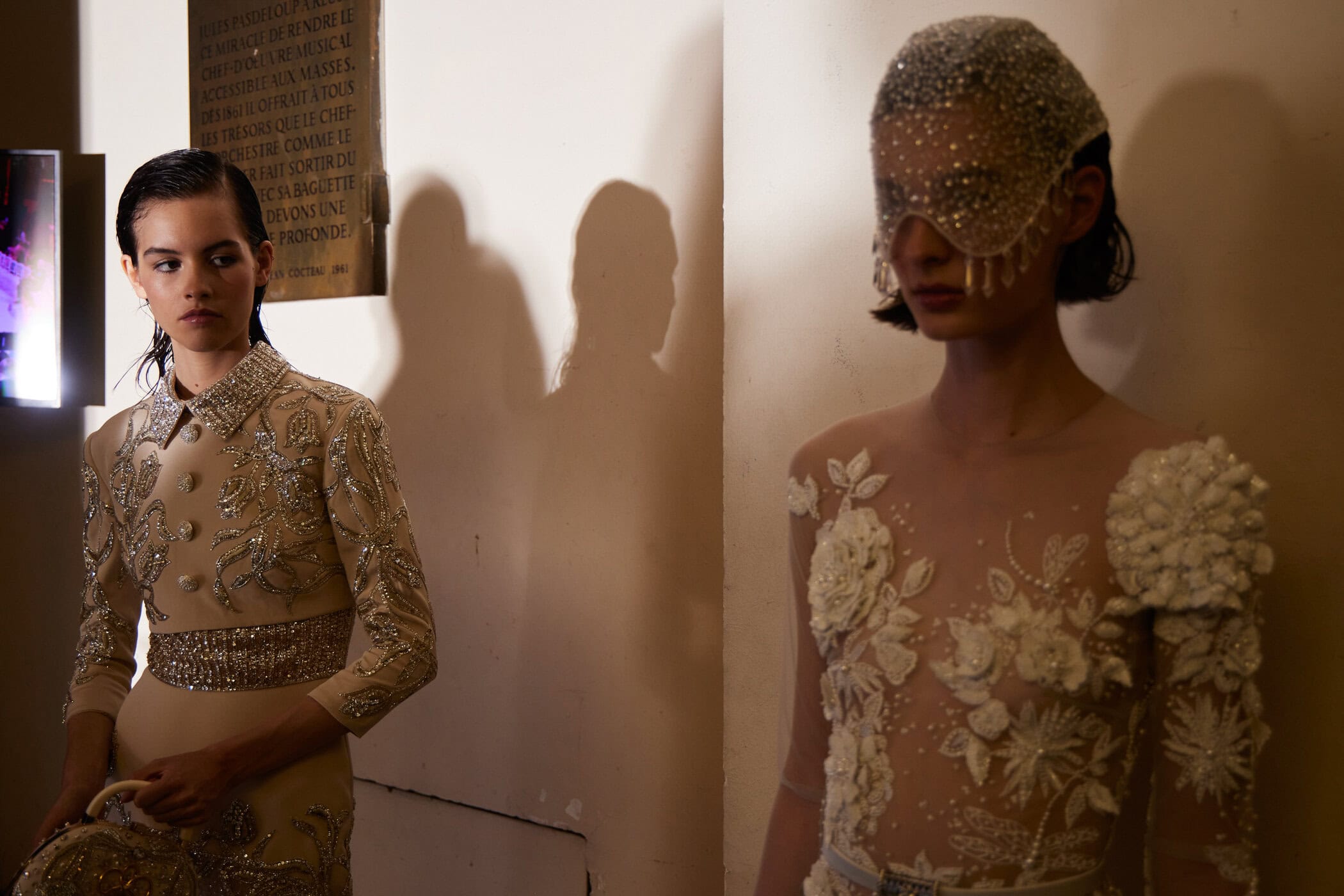 Georges Hobeika Fall 2023 Couture Fashion Show Backstage