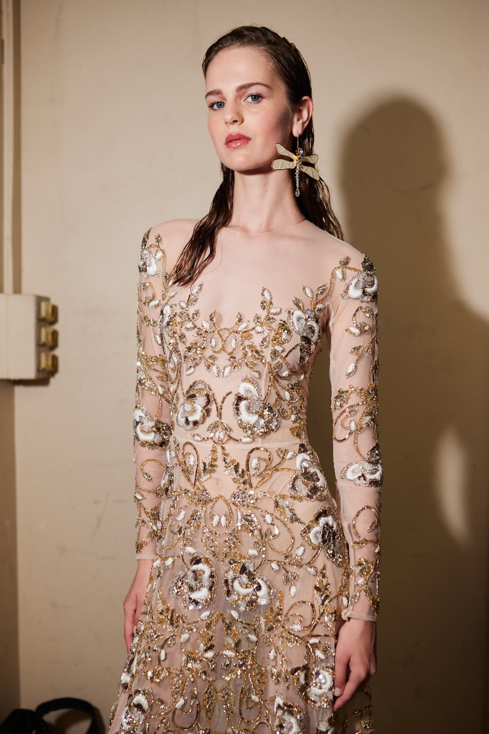 Georges Hobeika Fall 2023 Couture Fashion Show Backstage